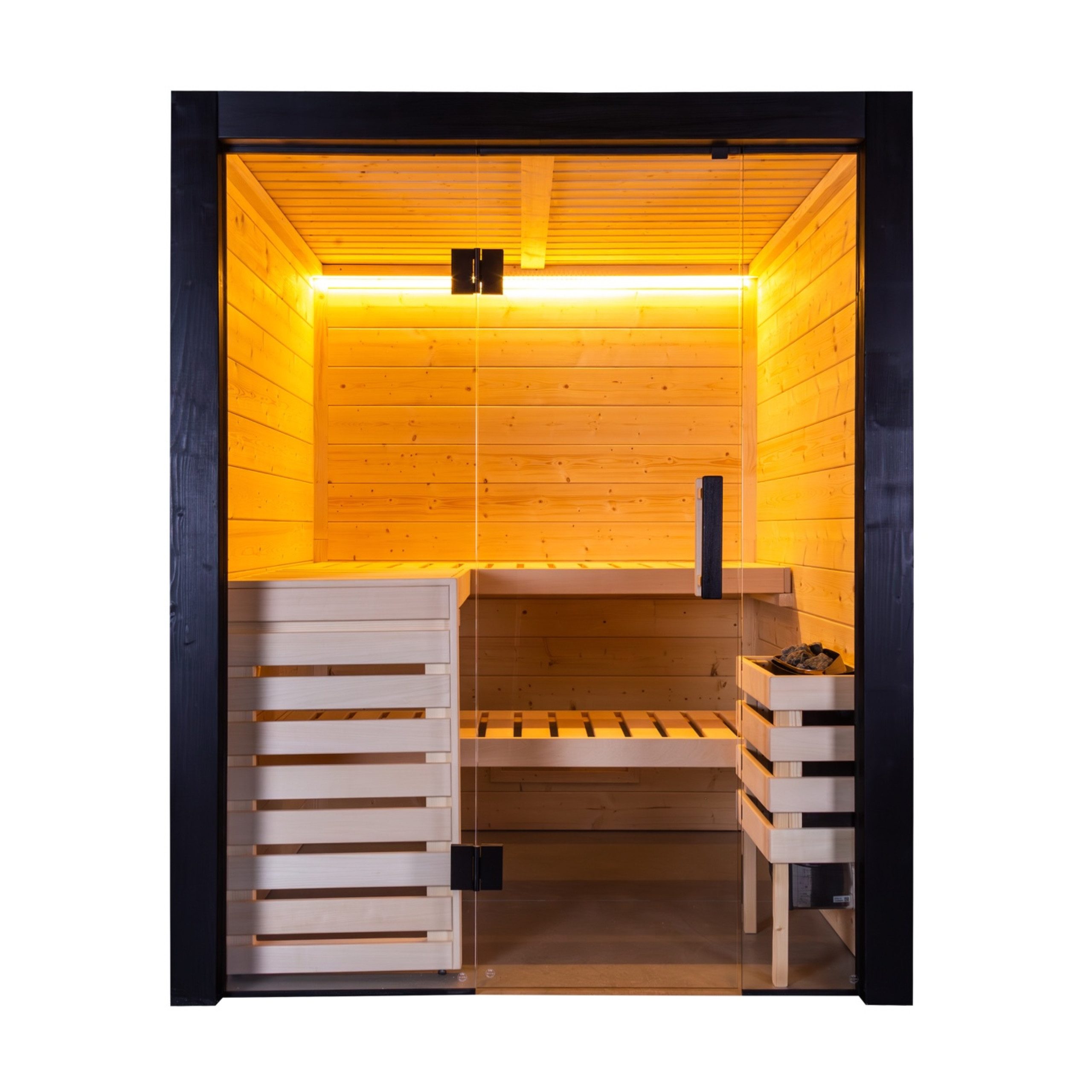 HARVIA Sauna Harvia Family Small Saunakabine Massivholzsauna aus Fichte