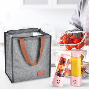 NUODWELL Lunchbox 10L Lunchtasche, Faltbar Kühltasche mit Folienfutter für Arbeit Schule