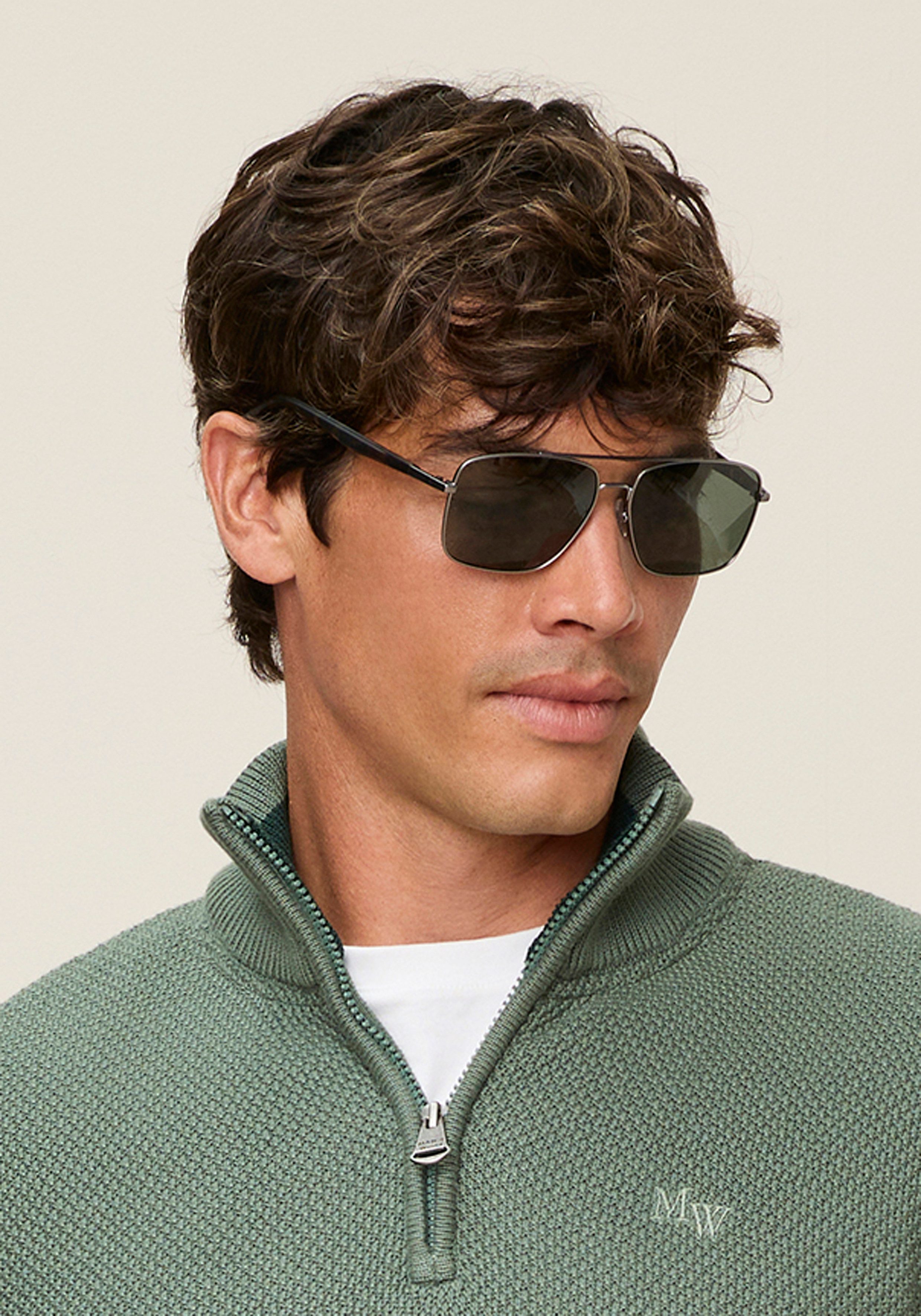 H.I.S Sonnenbrille mit polarisierende Gläser reduzieren störende Reflexionen beim Tragen (Set, 3-St., inklusive Softbeutel und Etui) Filterkategorie 3, 100% UVA & 100% UVB Schutz