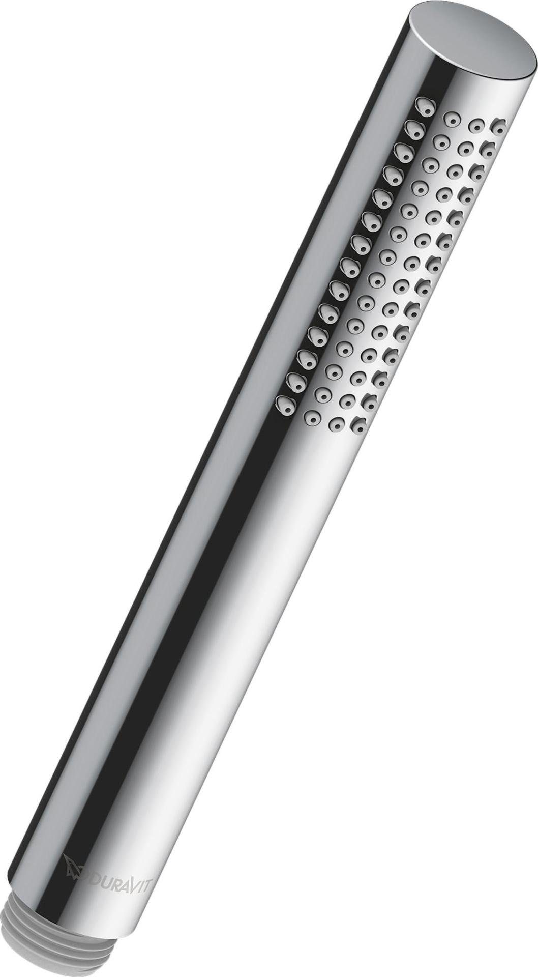 Duravit Duscharmatur Stabbrause MinusFlow Duschbrause Duschkopf Regendusche Silikonnoppen zur einfachen Reinigung