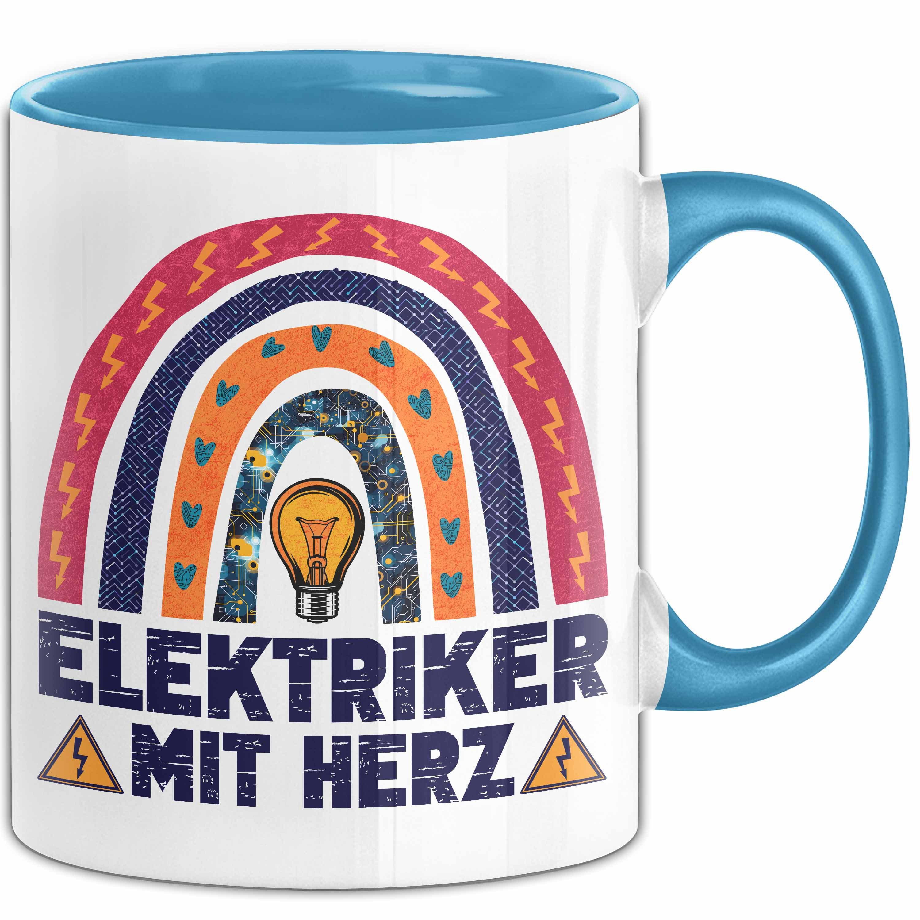 Tasse Elektriker Mit Herz Tasse Lustiges Geschenk Für Elektriker