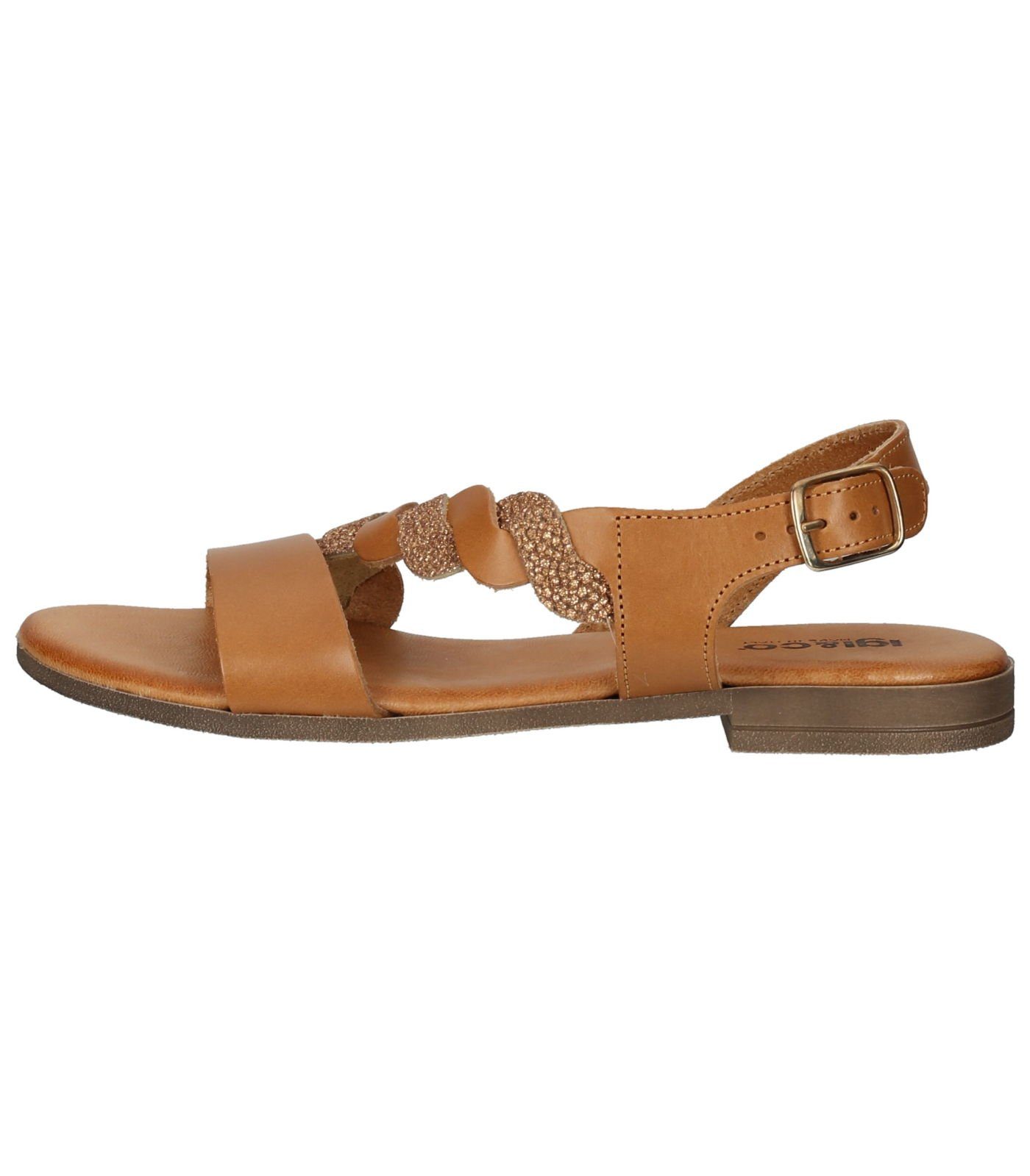 Sandalen & Leder CO Zehentrenner Braun IGI