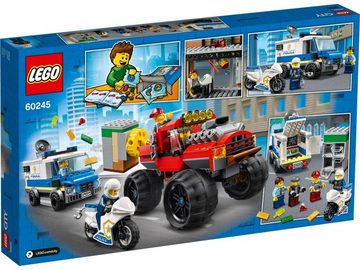 LEGO® Konstruktionsspielsteine LEGO® City - Raubüberfall mit dem Monster-Truck, (Set, 362 St)