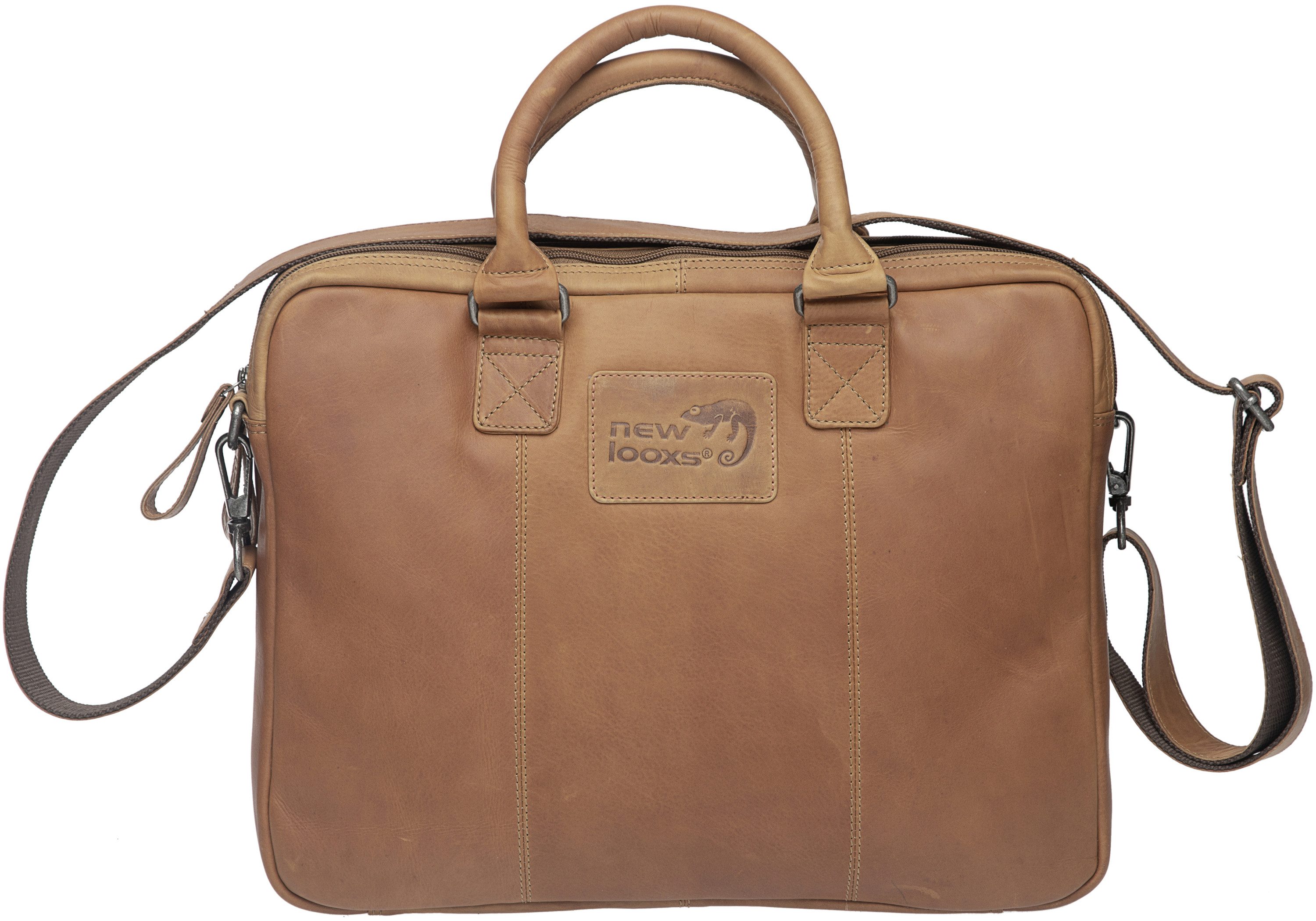 newlooxs Gepäckträgertasche, Radtasche Luca Leather