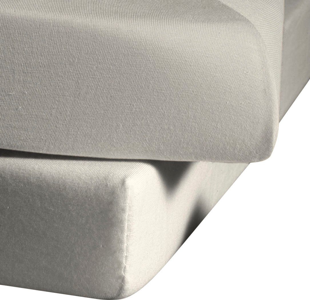 fleuresse Betttuch Colours, Mako-Satin, Gummizug: ohne, günstig online kaufen