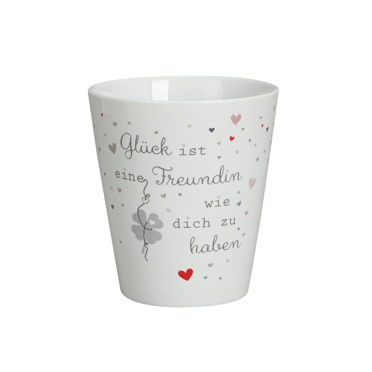 Krasilnikoff Becher Glück ist eine Freundin