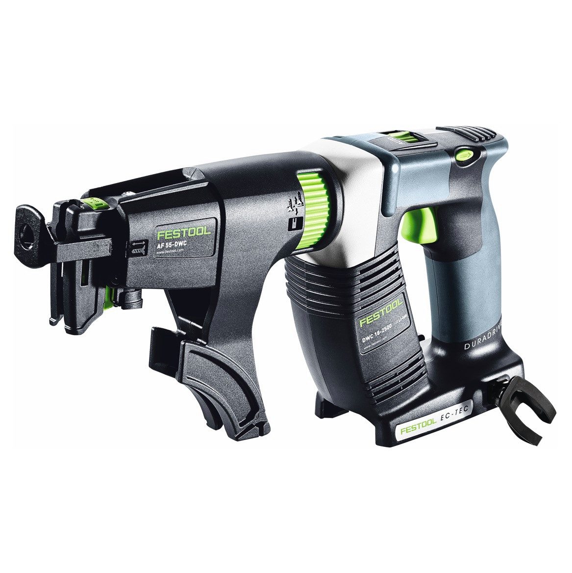 FESTOOL Akku-Trockenbauschrauber DURADRIVE DWC 18-2500 Basic Akku Bauschrauber 18 V 18 Nm Brushless