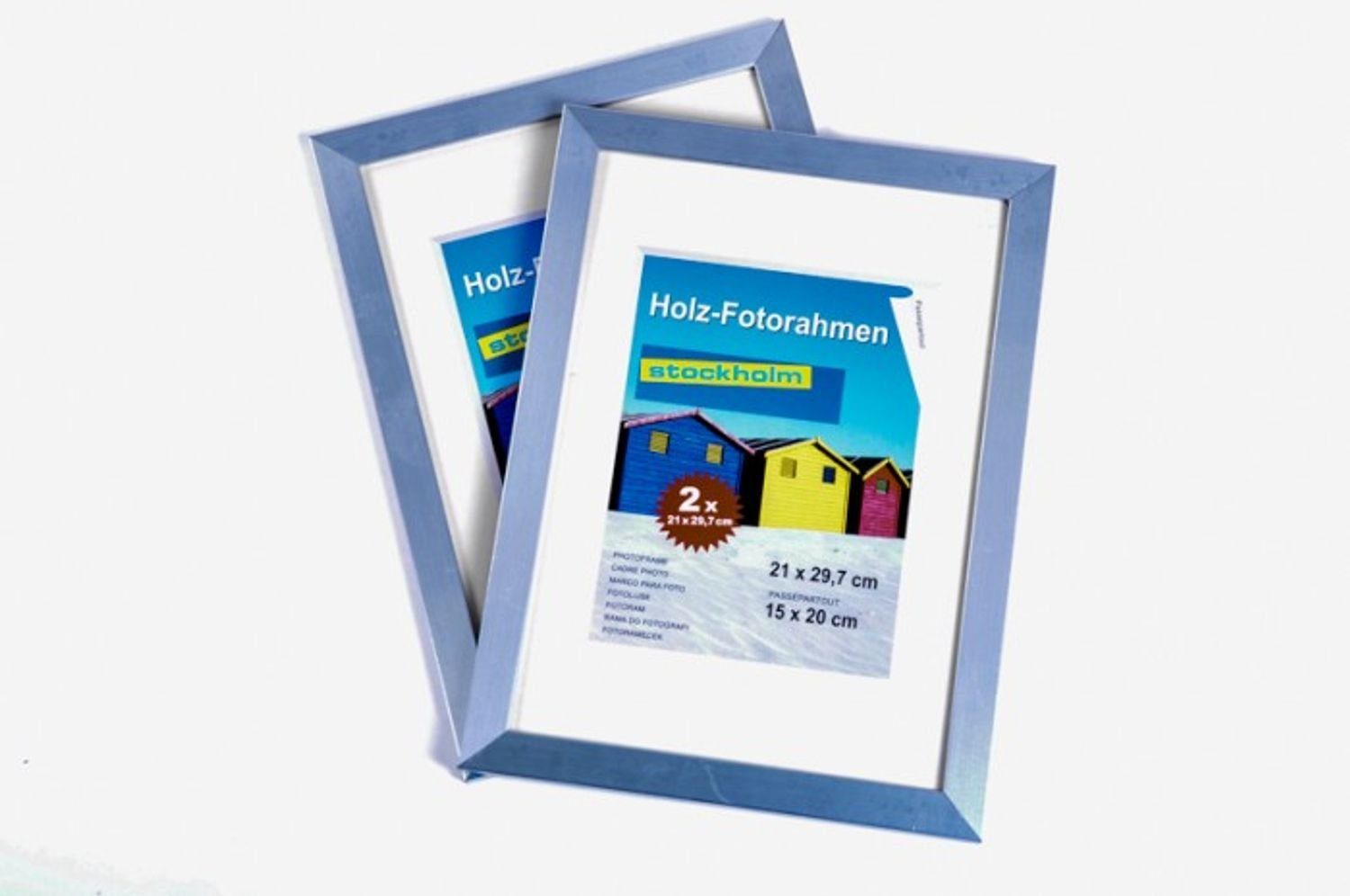 BURI Bilderrahmen Holz-Fotorahmen 21x29,7cm 2er Pack günstig online kaufen