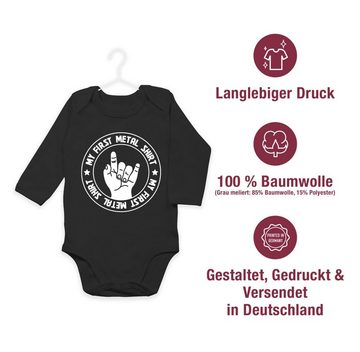 Shirtracer Shirtbody My first Metal Shirt Strampler Baby Mädchen & Junge