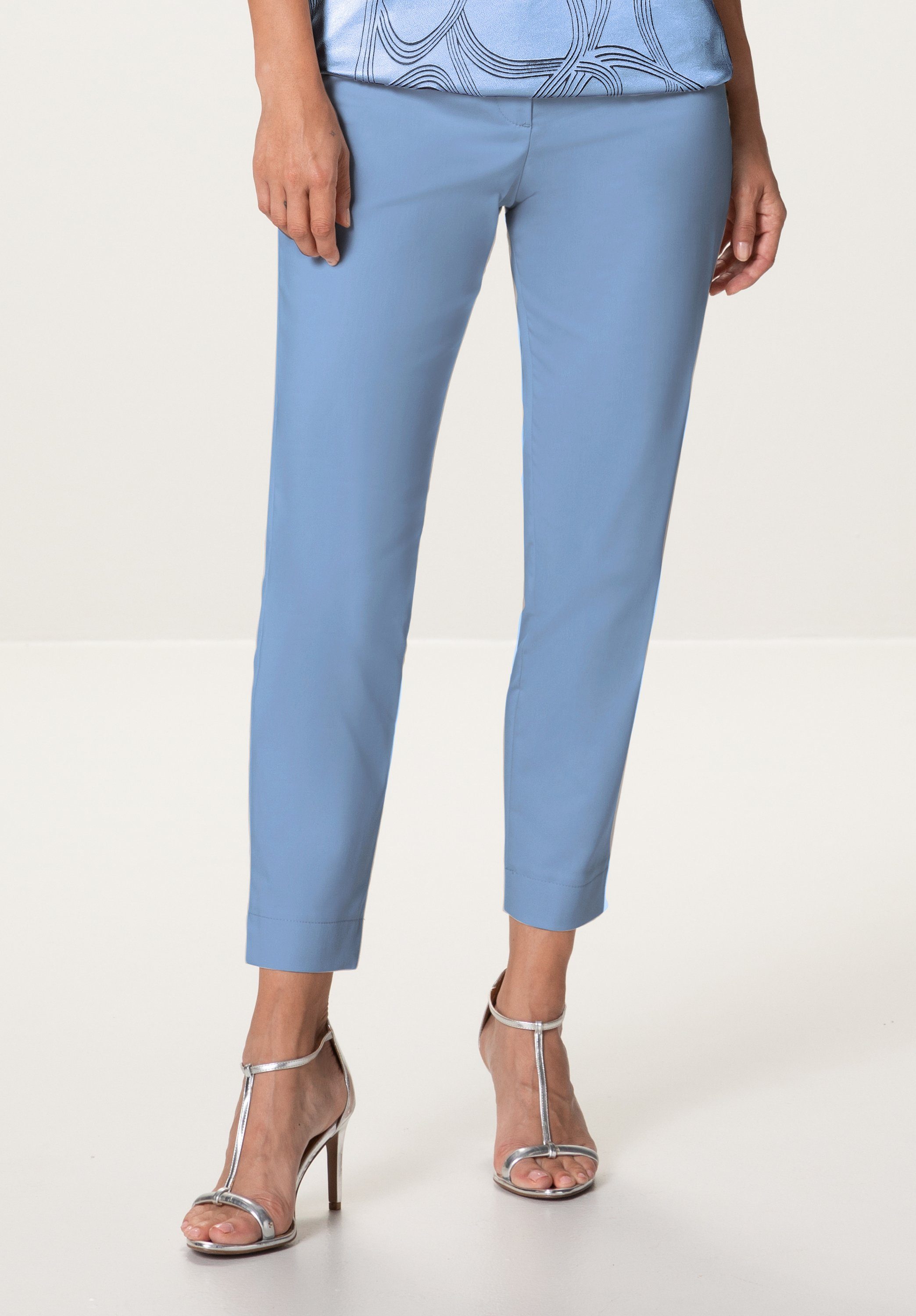 bianca Stretch-Hose PARIGI in edlem Look und schmaler Silhouette