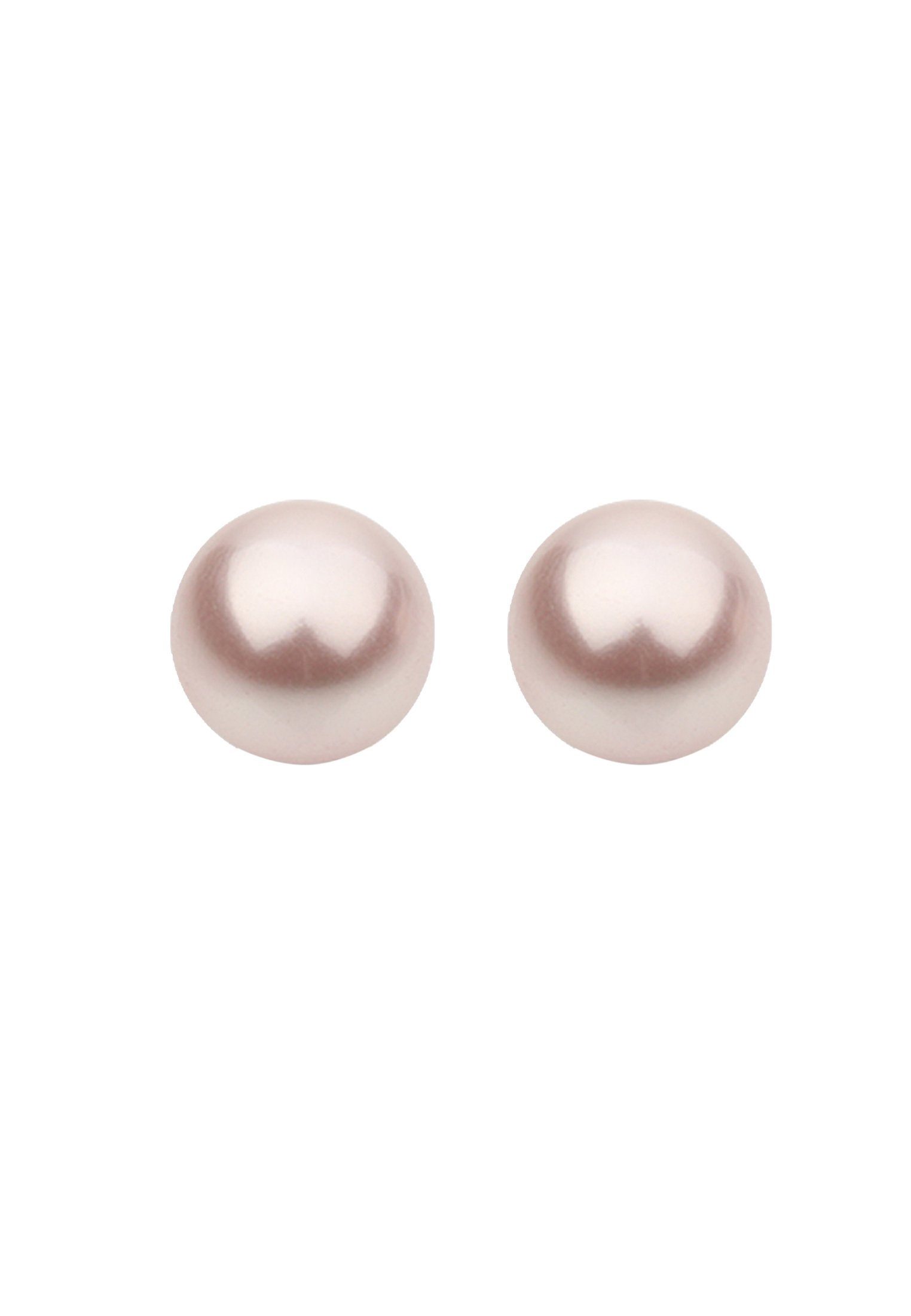 Nenalina Perlenohrringe Basic Synthetische Perle 925 Silber