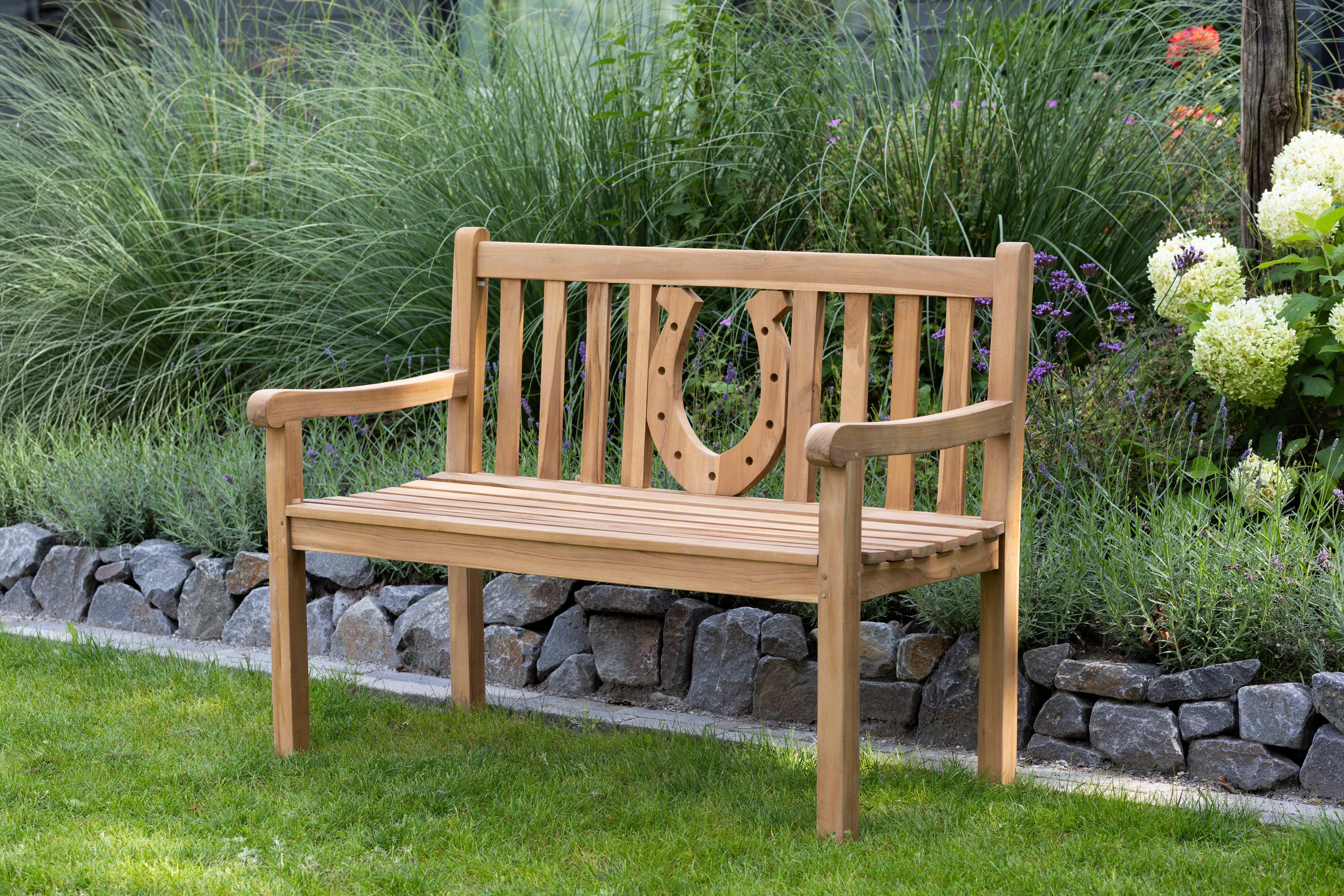 MR.DEKO Gartenbank Holz wetterfest, 2-Sitzer Bank günstig online kaufen