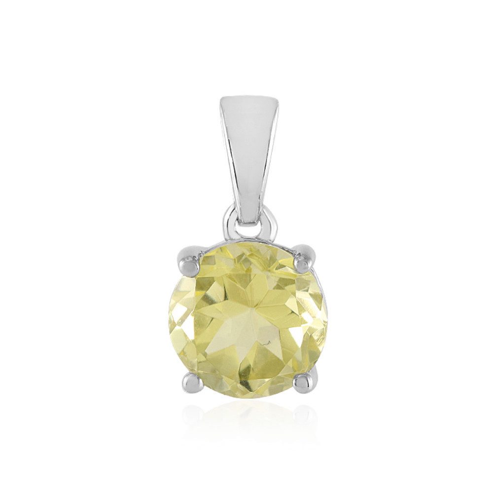 Cavill Kettenanhänger Cavill Anhänger 1,64 ct Ouro Verde Quarz, platiniertes Silber (1-tlg)