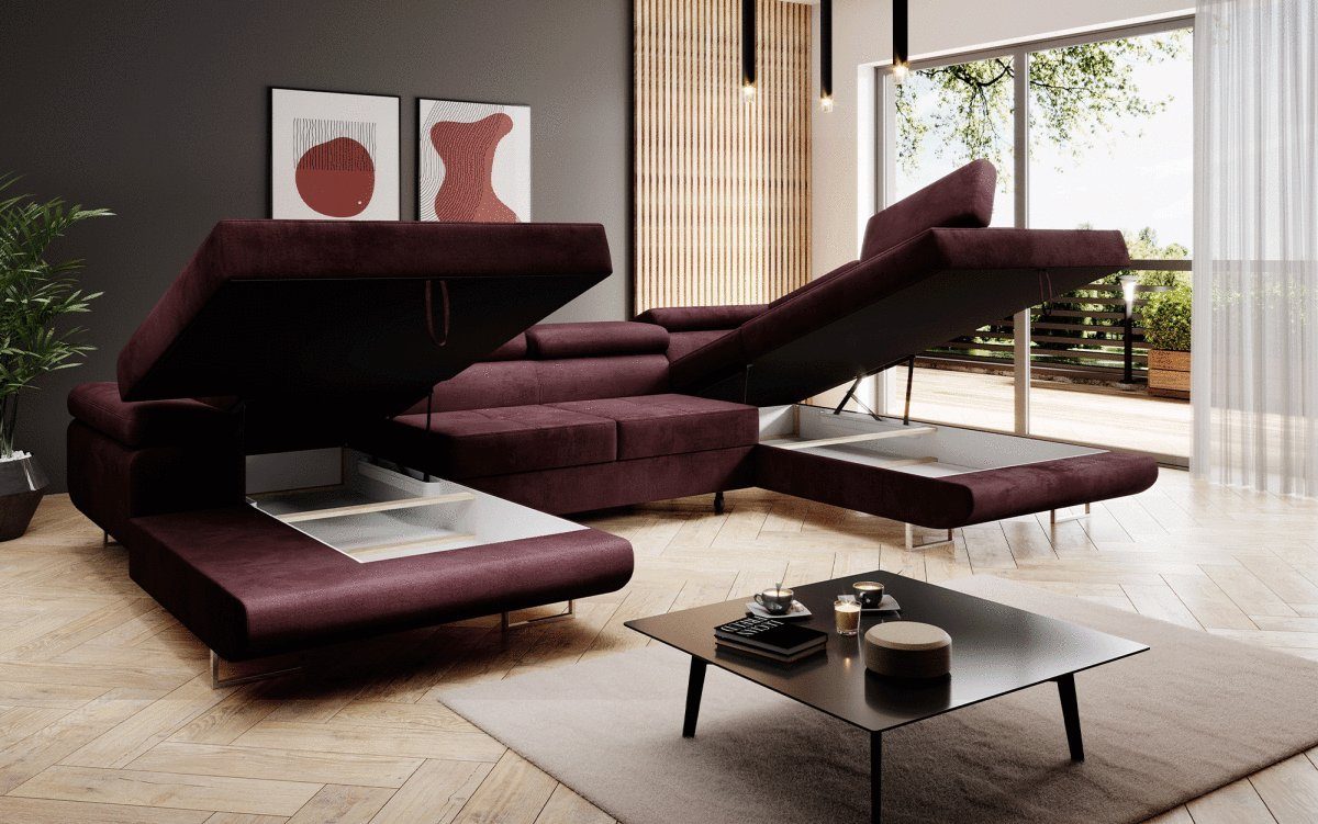 Luxusbetten24 Schlafsofa Designer Sofa Lago, mit günstig online kaufen