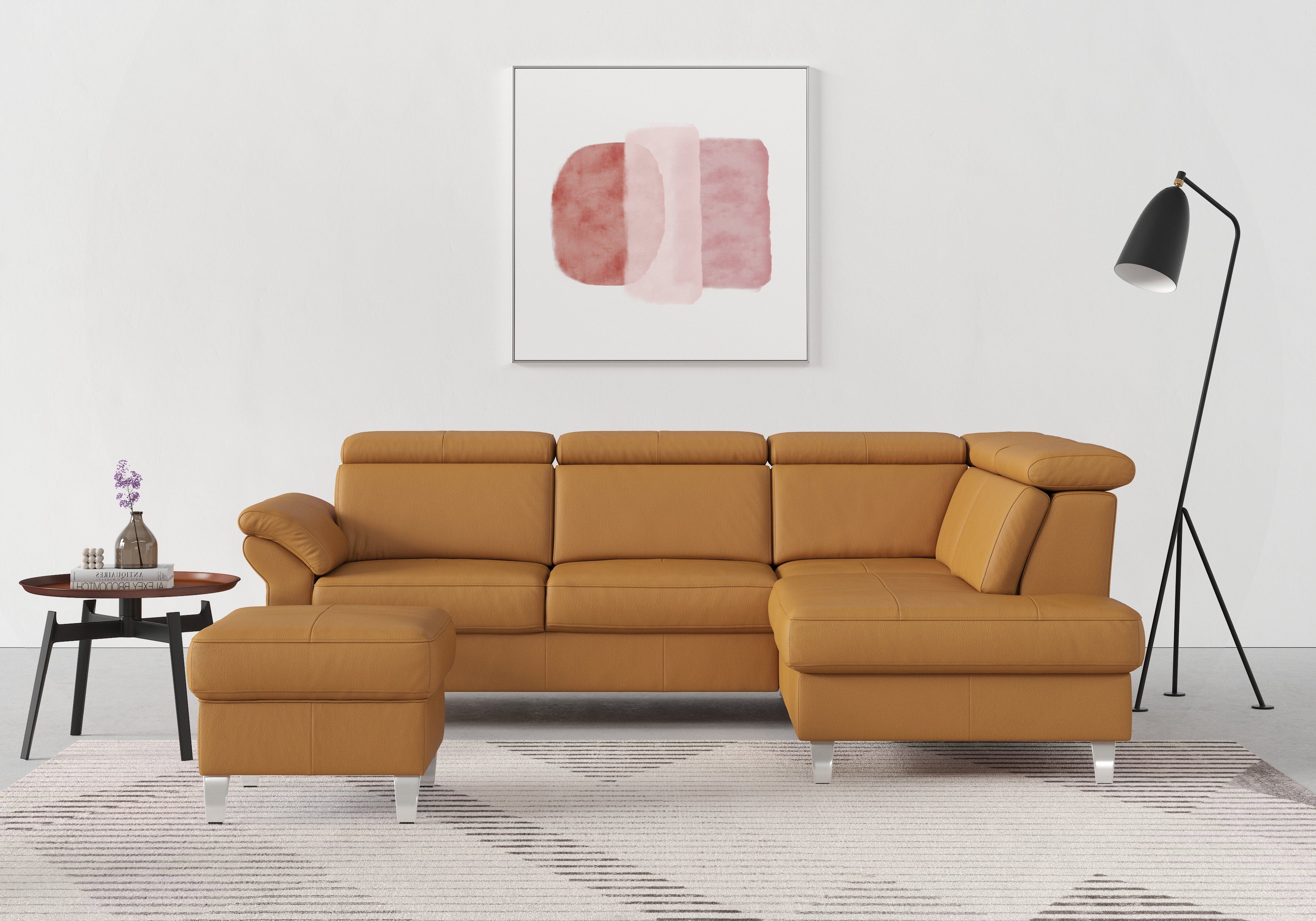 sit&more Ecksofa Arngast L-Form, inklusive Kopfteilverstellung günstig online kaufen