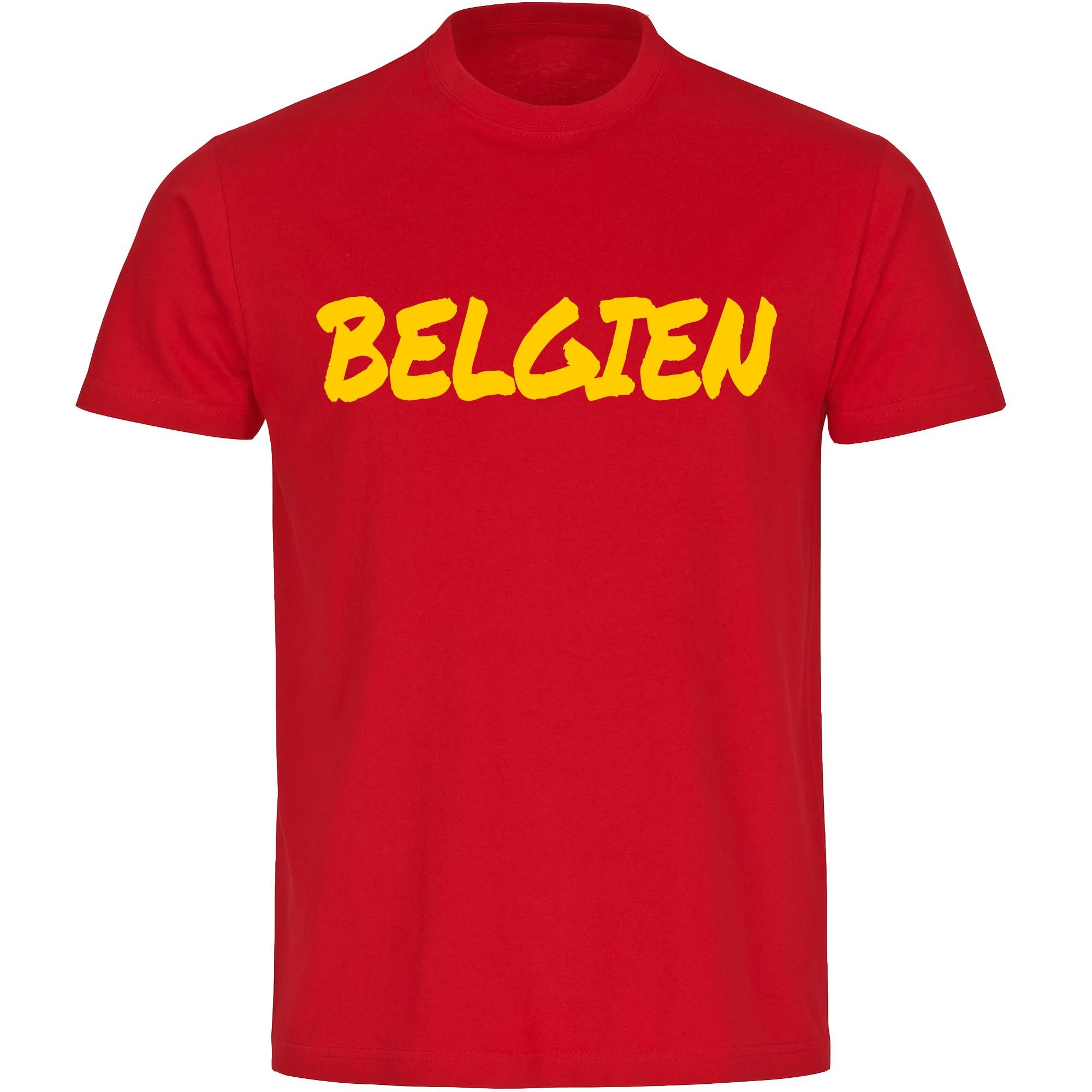 multifanshop T-Shirt Herren Belgien - Textmarker - Männer