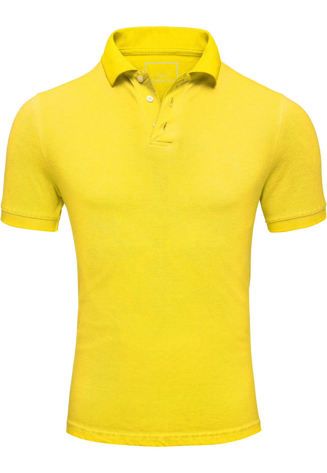 Amaci&Sons Poloshirt DE PERE Poloshirt Herren Verwaschenes Kurzarm Polo Hem günstig online kaufen