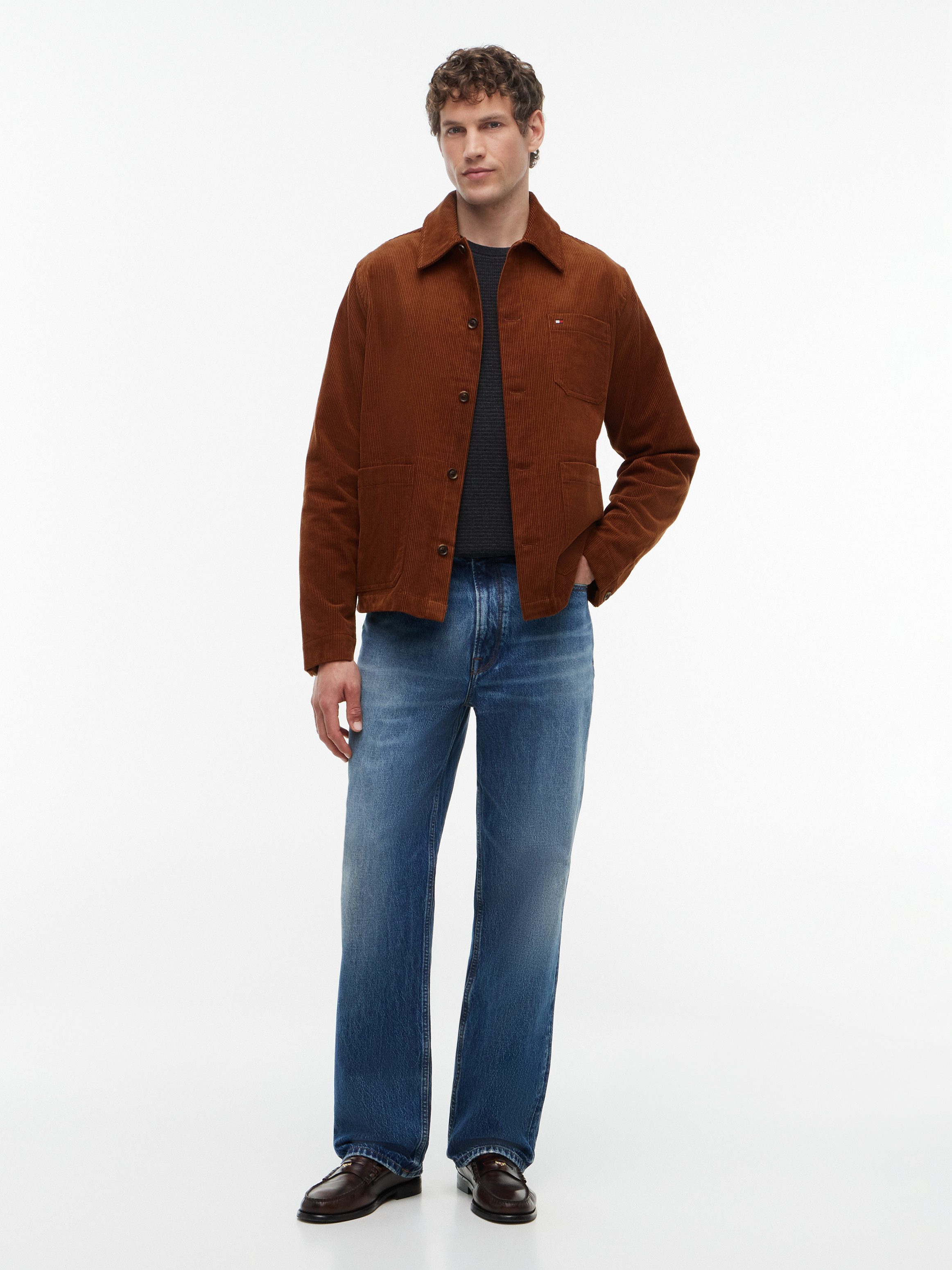 Tommy Hilfiger Hemdjacke CORDUROY CHORE relaxed fit, aus Cord – Bild 4 von 5