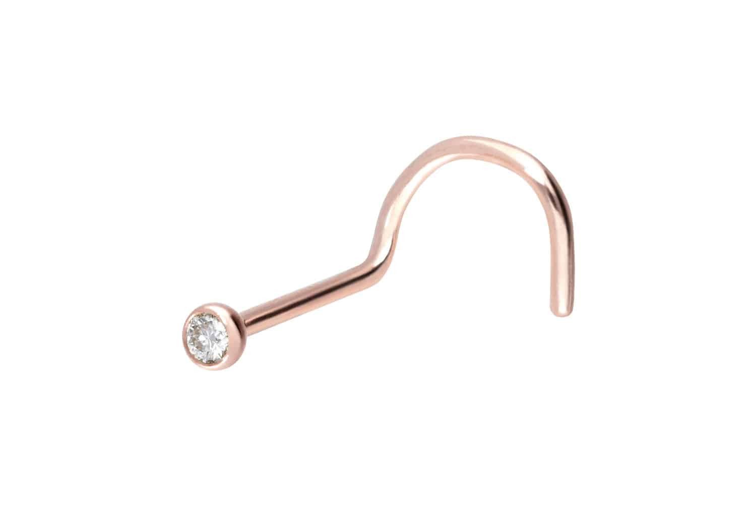 PIERCINGLINE Nasenpiercing 14/18 Karat Gold Nasenstecker günstig online kaufen