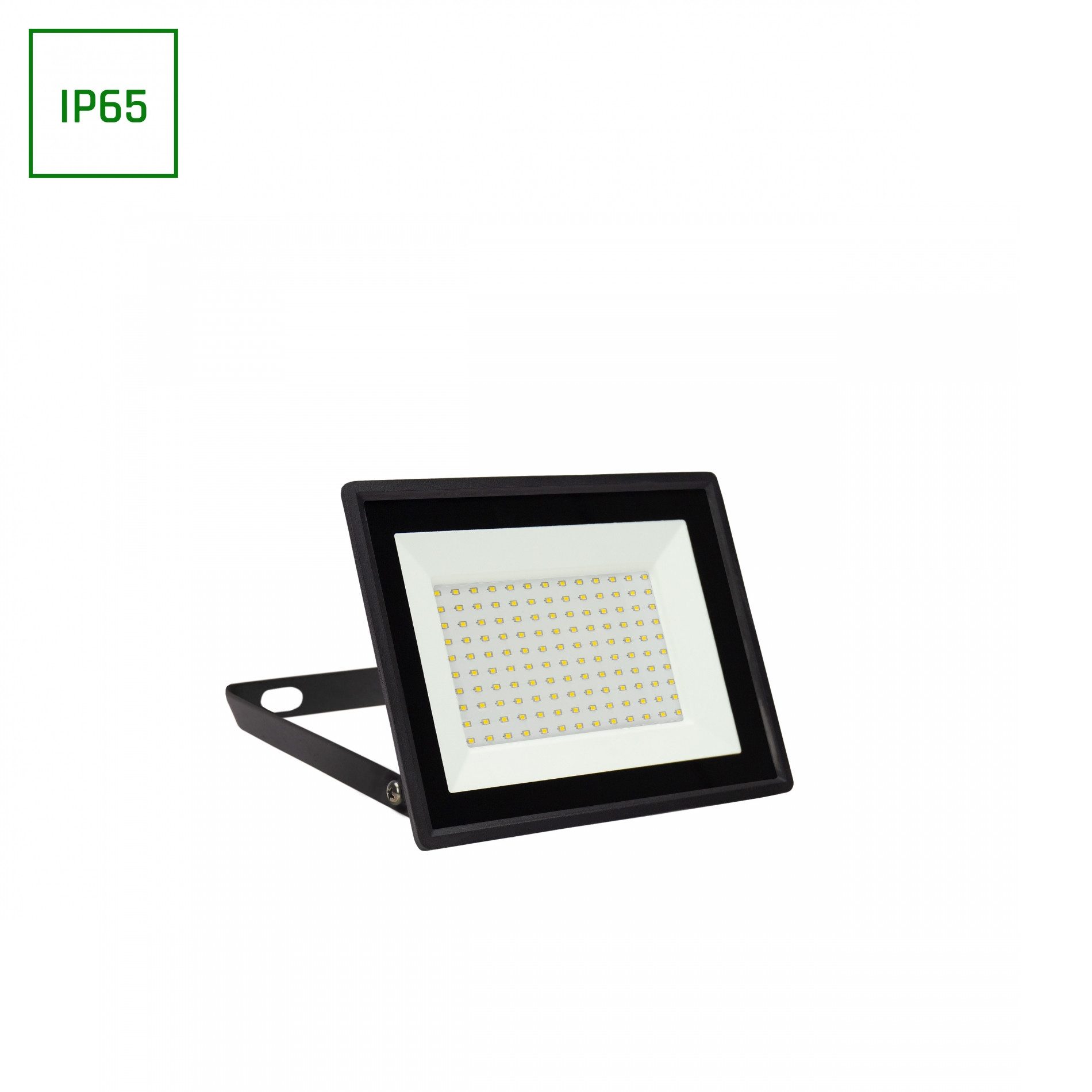 Spectrum LED Flutlichtstrahler NOCTIS LUX3 Fluter schwarz 100W Прожекторы 9000lm IP65 Neutralweiß 4000K, Leuchtmittel fest integriert, Neutralweiß, Wasserdicht, Staubdicht, Wetterfest