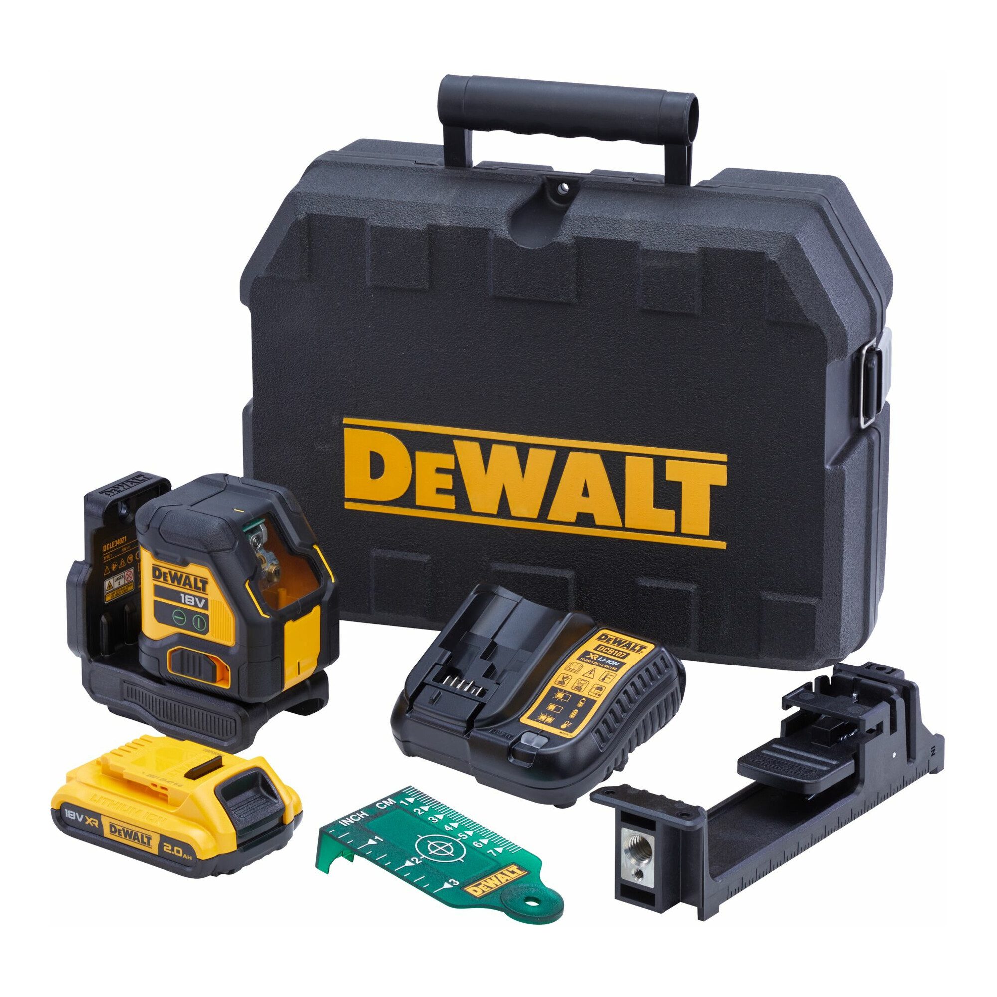 DeWalt Kreuzlinienlaser DEWALT Linienlaser Compact 18V Set