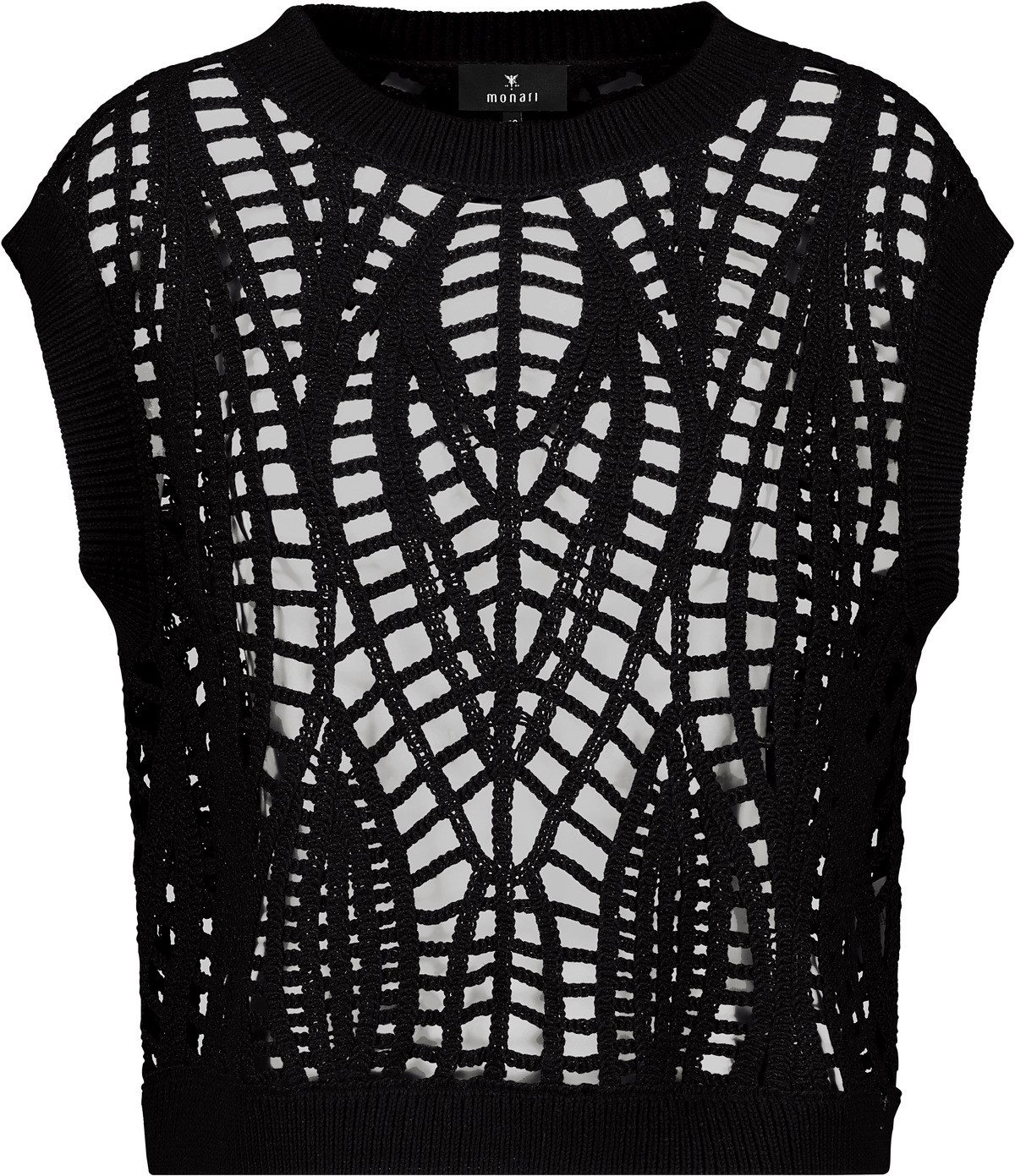 T-Shirt Pullover, schwarz