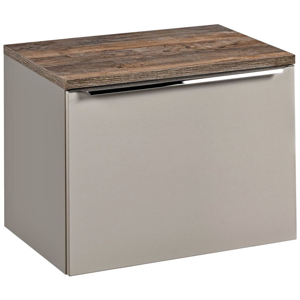 Lomadox Waschbeckenschrank PUEBLA-56-TAUPE Waschtischunterschrank 60cm in t günstig online kaufen