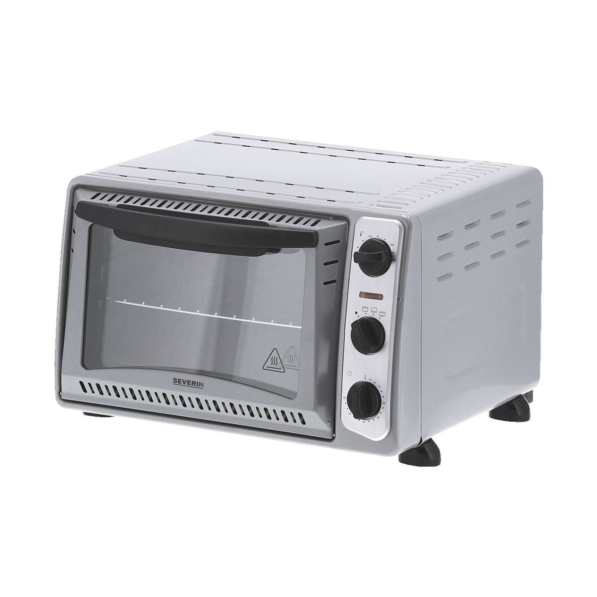 Severin 2-in-1-Toaster 2045, für Pizza, Kuchen, Brötchen, 1500 W, Back- und  Toastofen 20 Liter, 100°C-230°C, 1500 Watt