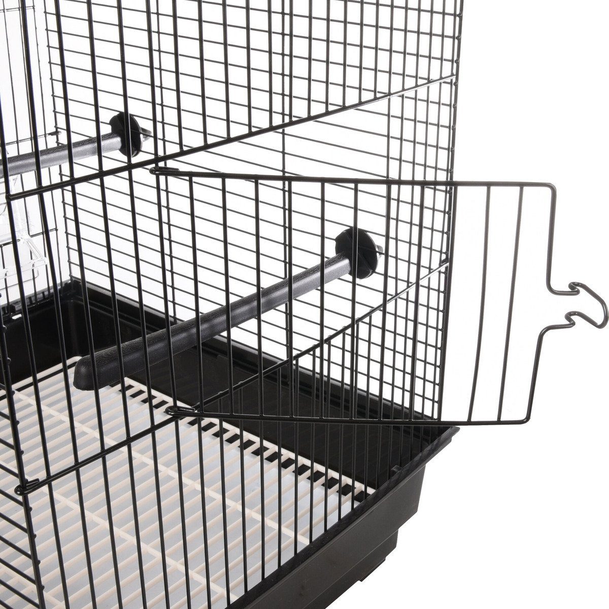 Flamingo Vogelkäfig Sittichkäfig Nusa schwarz