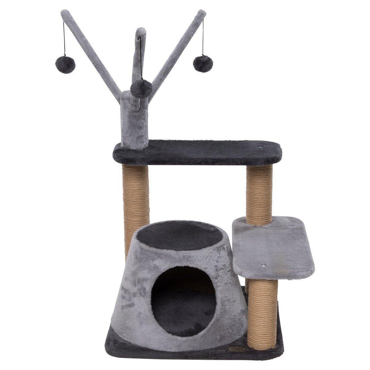 Europet Bernina Katzenkratzbaum Classic-Tree Abey In Schwarz – Mit Höhle & Liegefläche