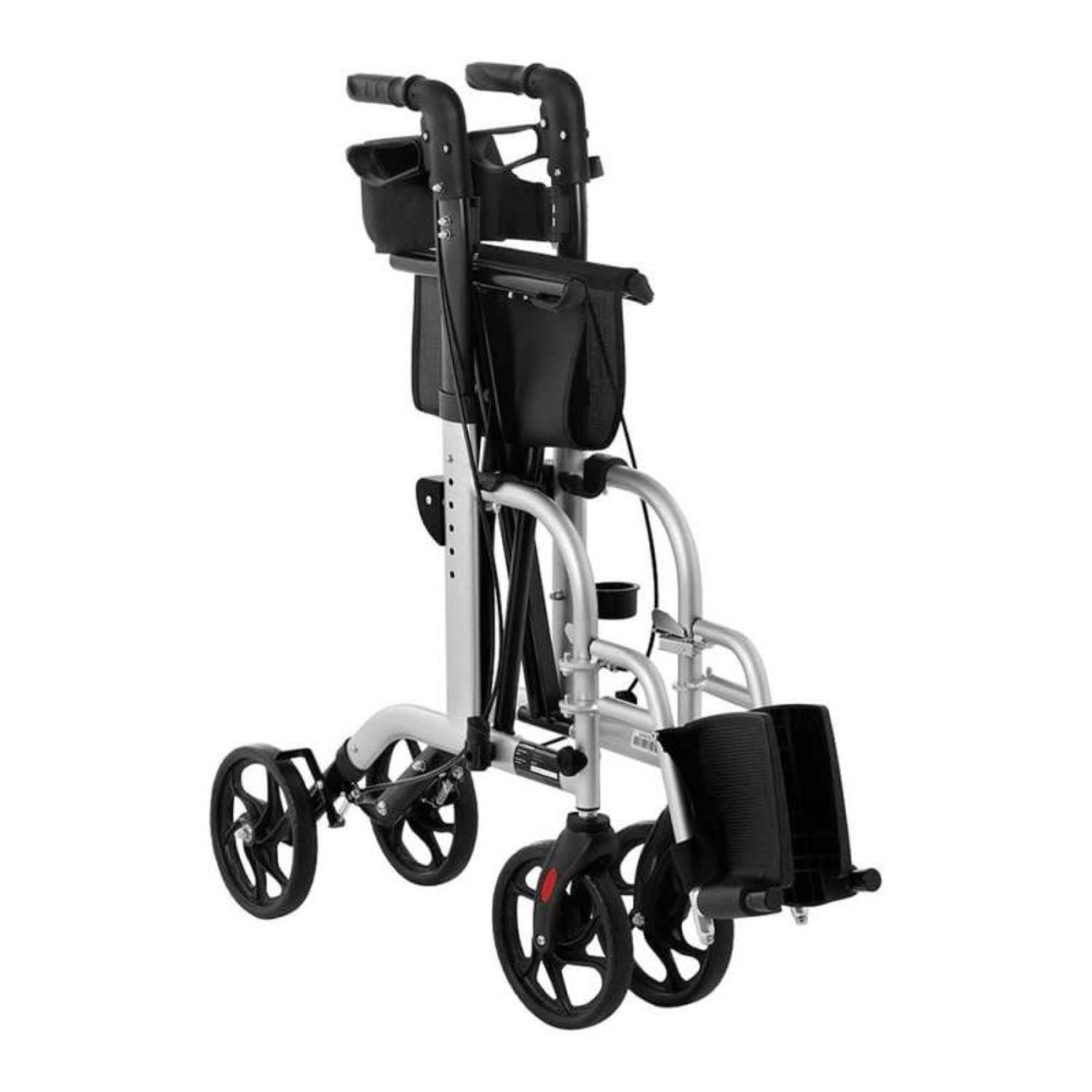 Antar Rollator AT51005 2in1, praktische Kombination aus Rollator und Rollstuhl