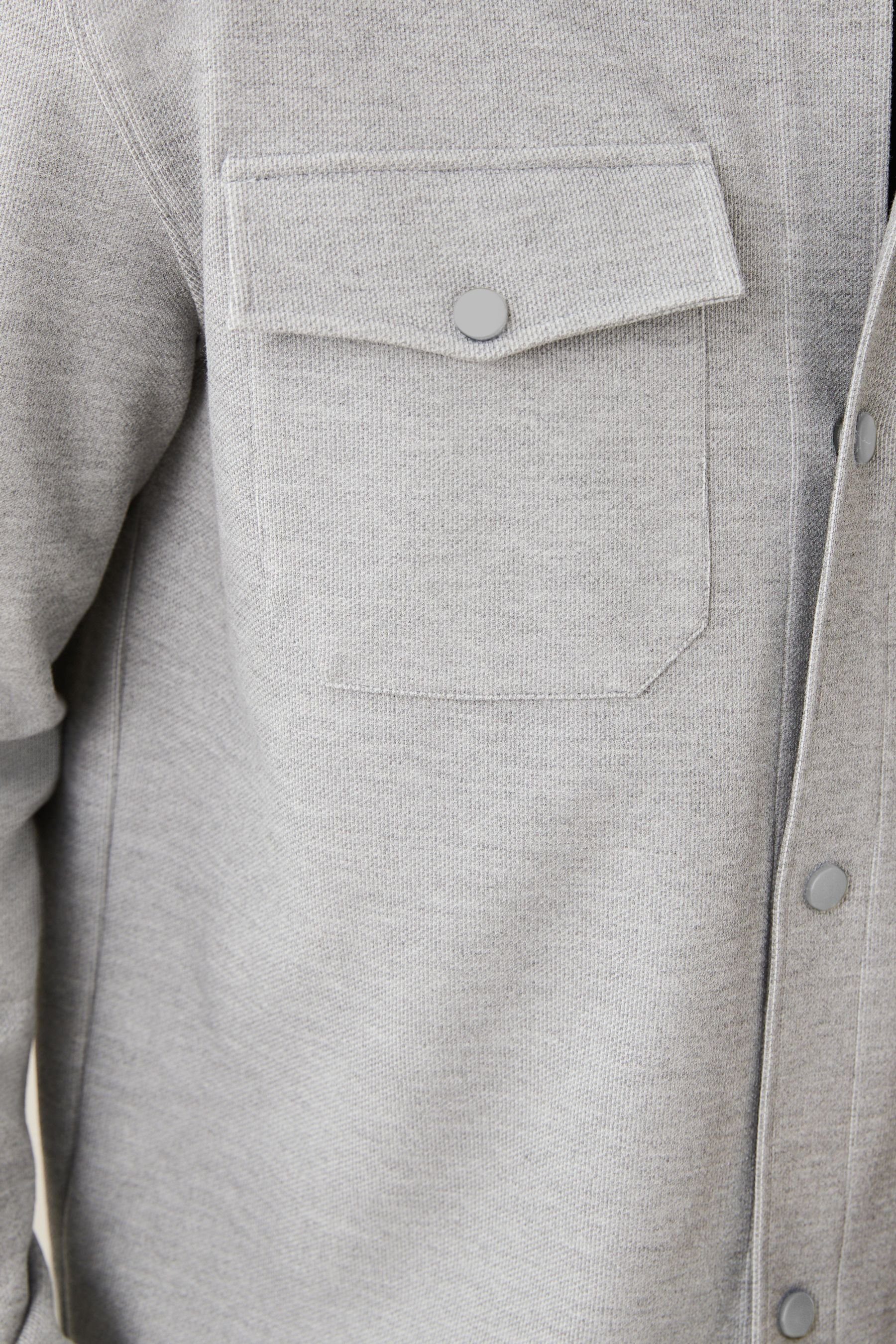 Next Hemdjacke Hemdjacke aus Jersey (1-St)
