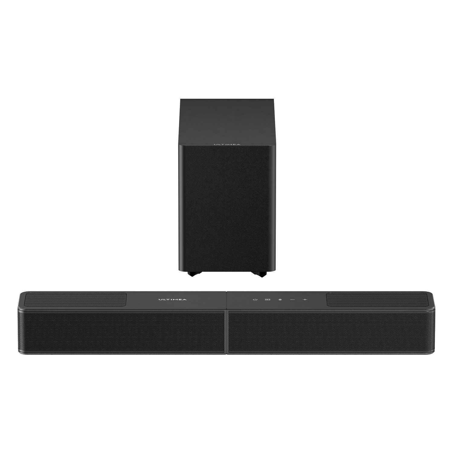 Ultimea Poseidon M70 Soundbar 3.1.2-Kanal Dolby Atmos surround sound system (5,25'' Wireless-Subwoofer, 312 W, 2 Up-Firing-Treiber, App-Steuerung, VoiceMX™, BassMX™, Bluetooth® 6.0)