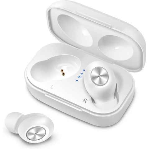 Diyarts Bluetooth-Kopfhörer (ACC-Audio, Leicht und kompakt, inkl. Ladebox, 3 Paar Silikon-Ohrkappen)