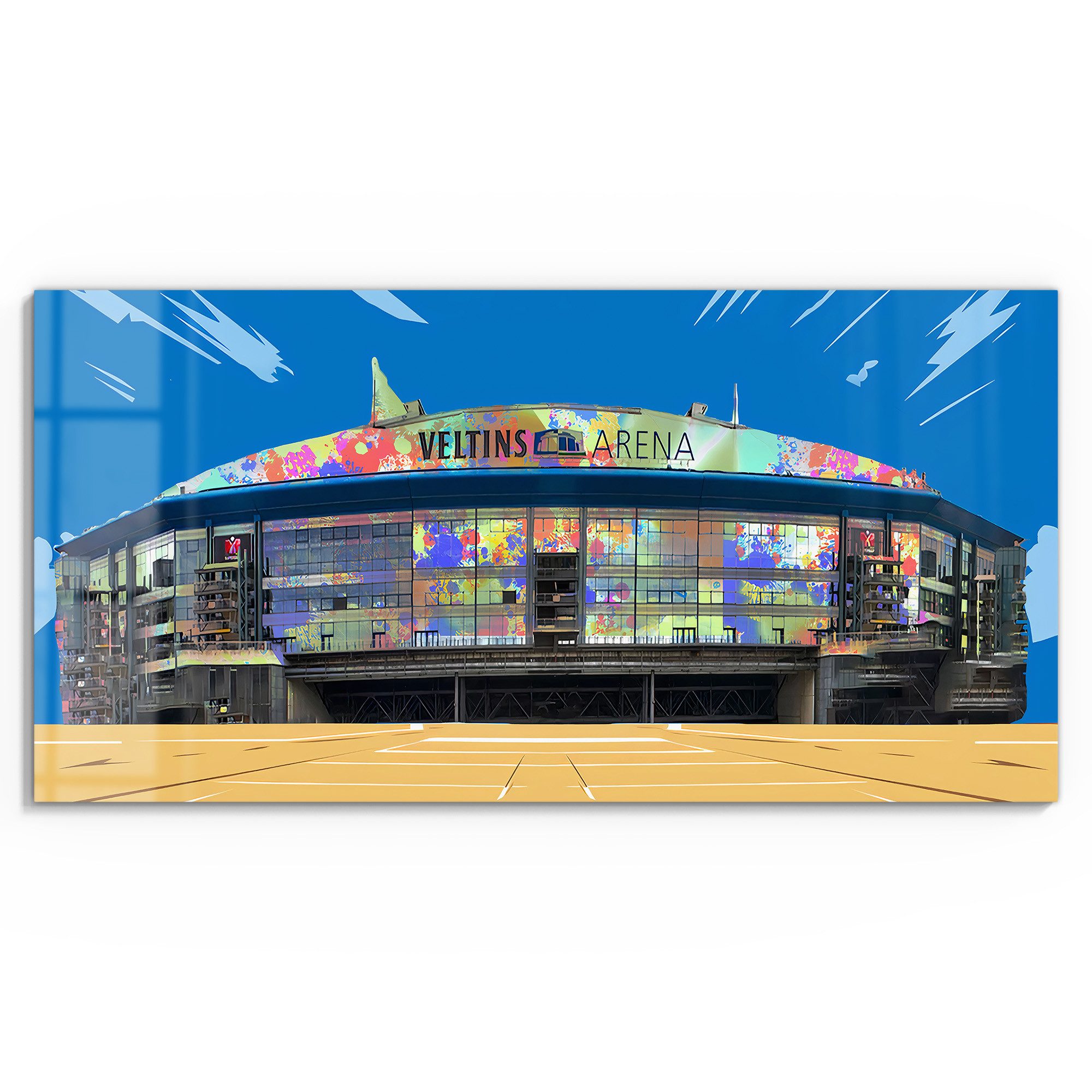 DEQOART Glasbild 'Stadion Schalke 04', 'Stadion günstig online kaufen
