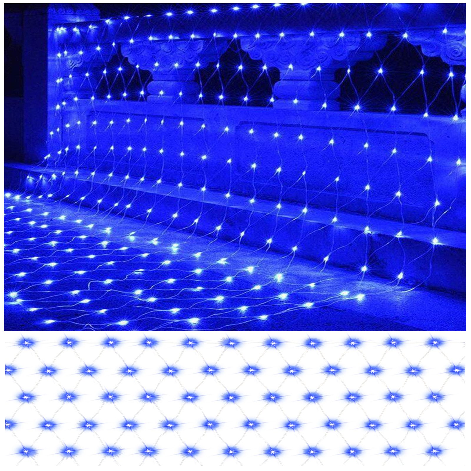 MUPOO LED-Lichternetz 8 Modi LED-Lichtnetz,LED-Lichterkette,LED Dekolicht günstig online kaufen
