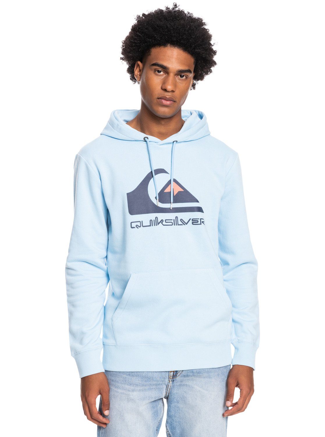 niedrigster Preis online Quiksilver Sweatshirt Big Logo Airy Blue