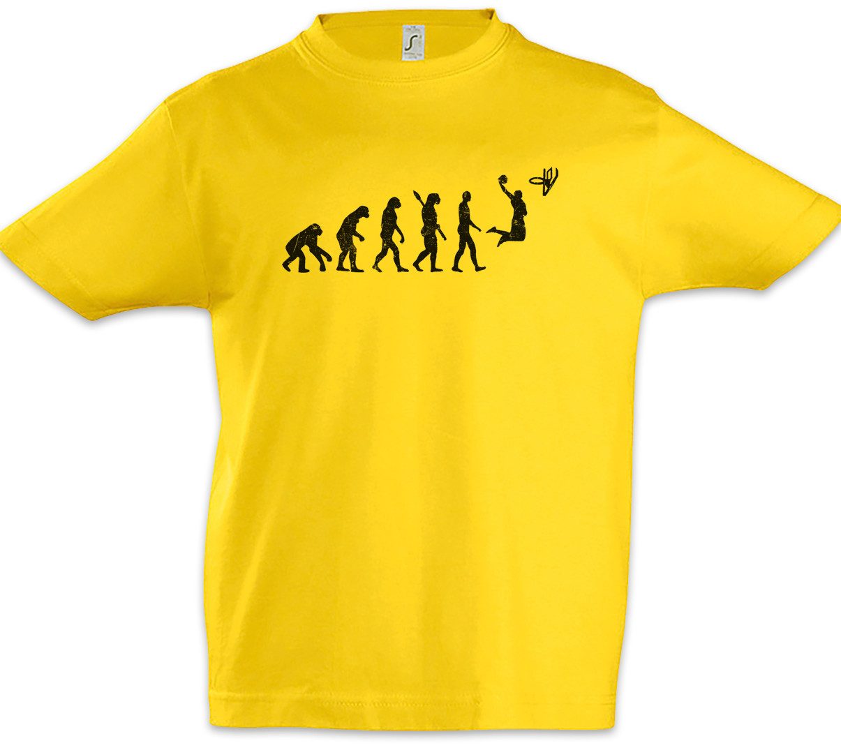 Print-Shirt Basketball Evolution Kinder T-Shirt Dunk Player USA Game Champion