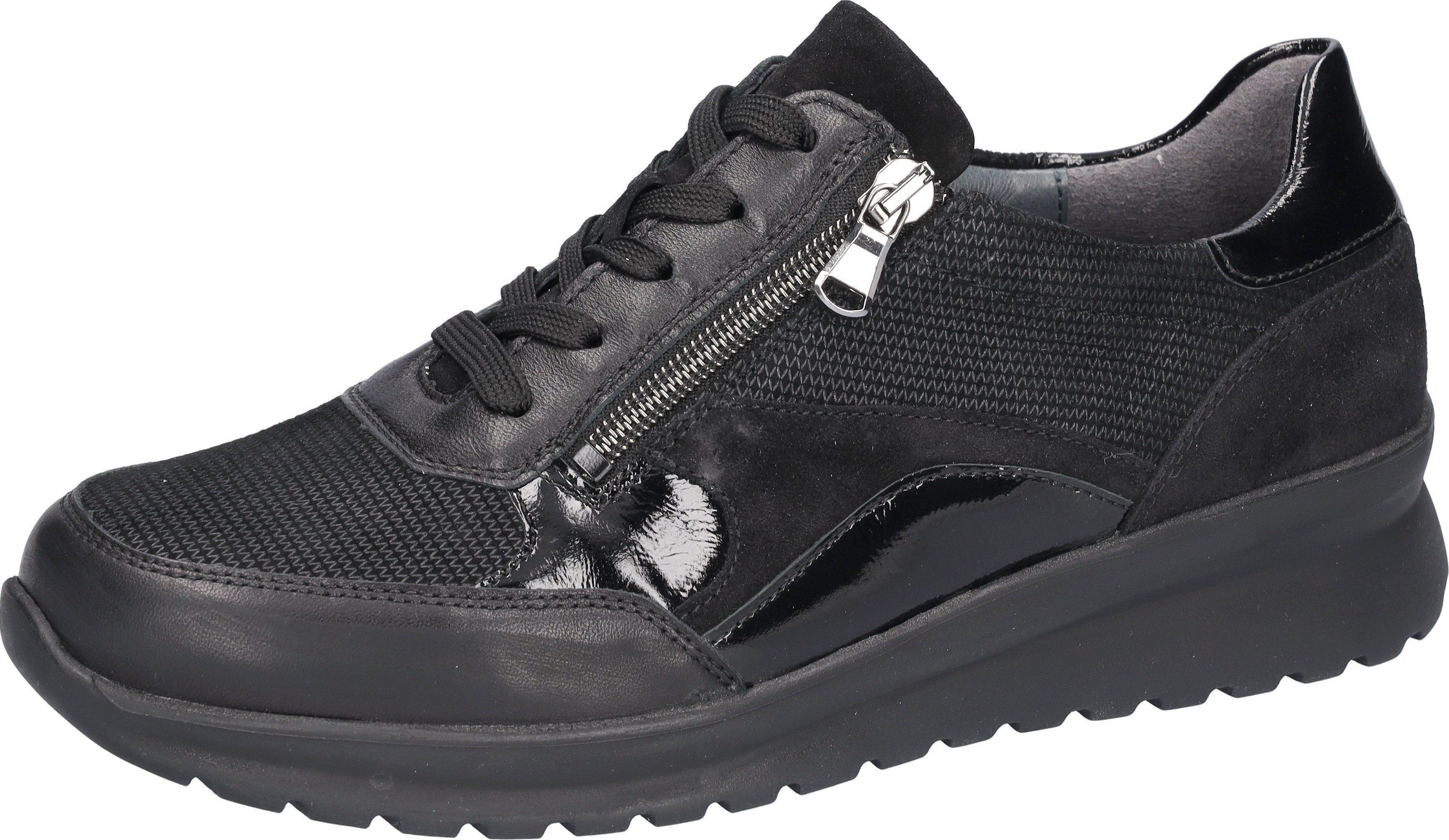 Waldläufer K-Sunny Schnürschuh Keilsneaker, Bequemschuh, Komfortschuh in Weite K = extraweit