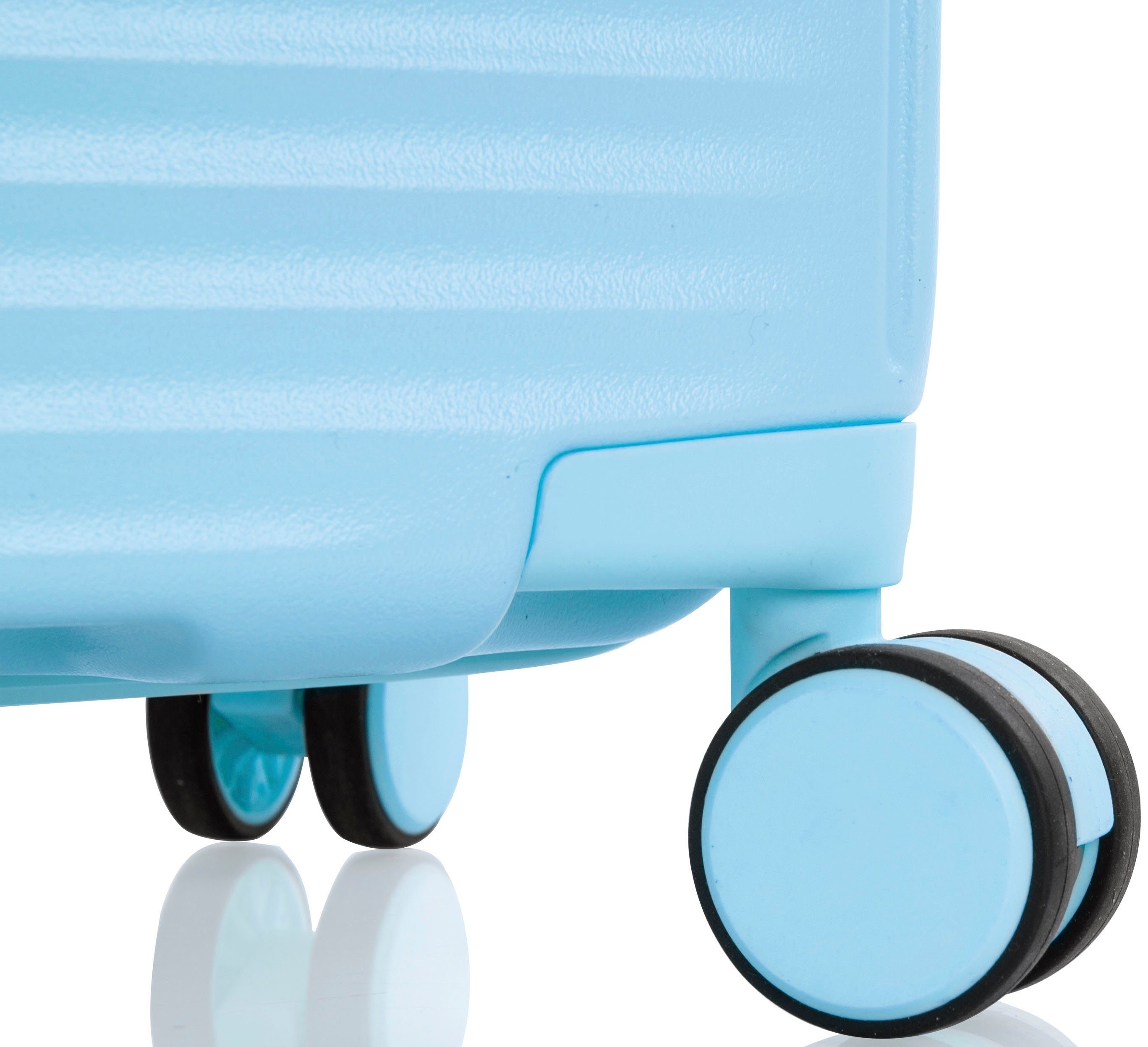 Rollen 66 4 Pastel, blue cm, Heys Hartschalen-Trolley