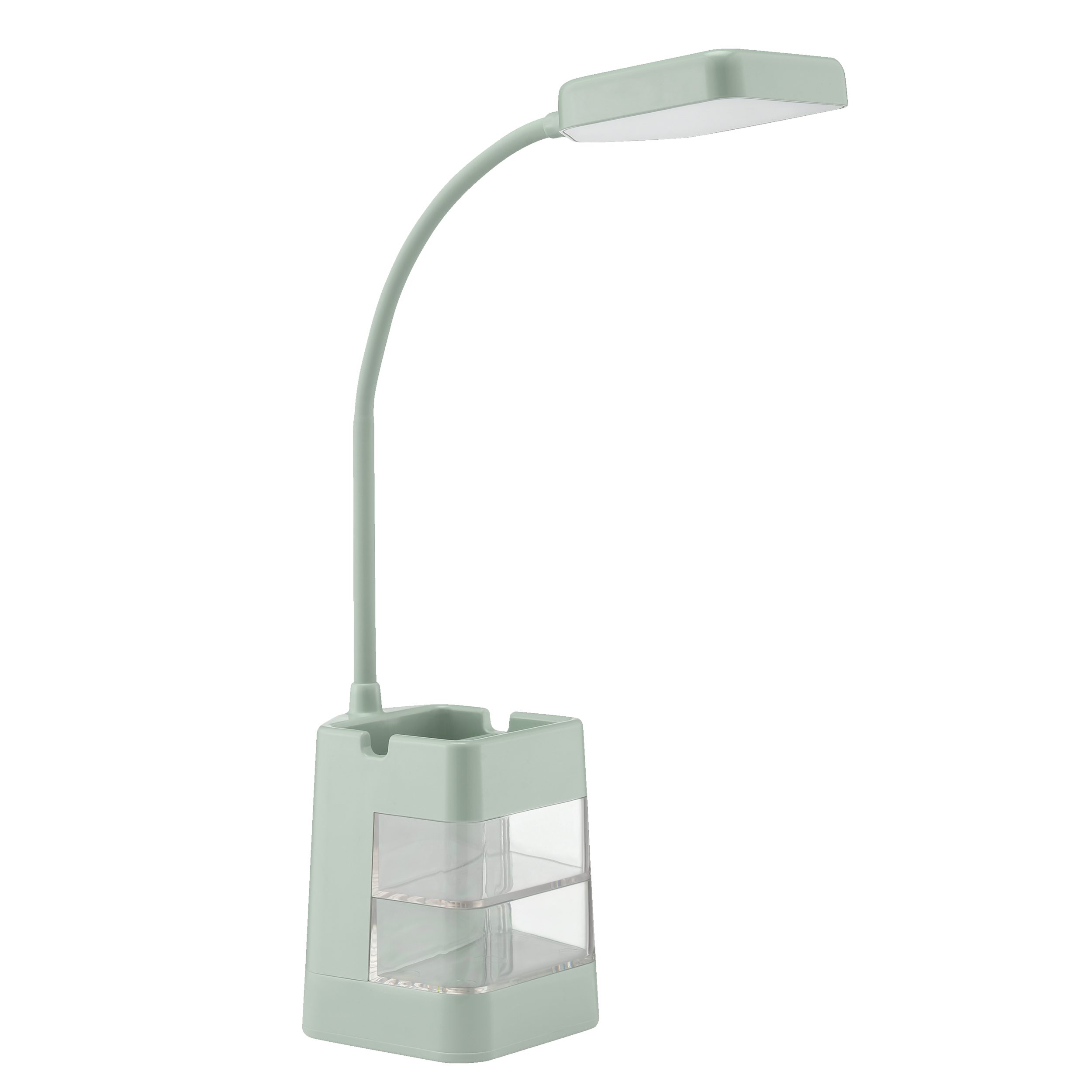 Lightbox Tischleuchte, LED fest integriert, Neutralweiß, LED Akku Tischlampe, 50 cm, 280 lm, 5000 K, USB, dimmbar, mintgrün