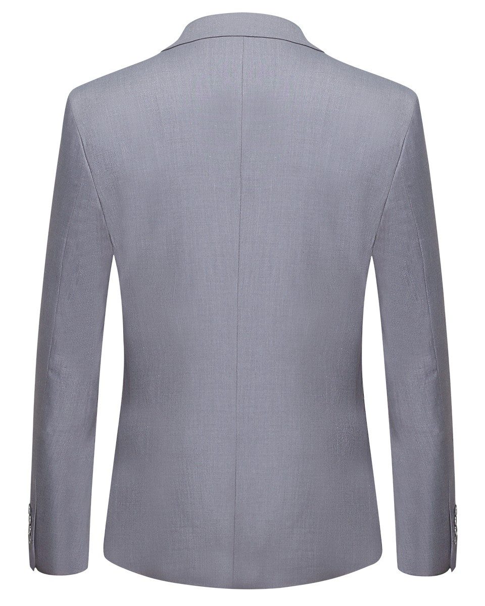 Allthemen Anzug 3-teilig (3 tlg) Edler Slim Fit Herrenanzug für den Business-Bereich