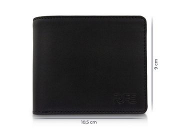 PURE Leather Studio Geldbörse Geldbeutel CASTOR Bifold (Lieferung in Geschenkbox), Herren Brieftasche Bifold Portemonnaie mit geprüftem RFID Schutz