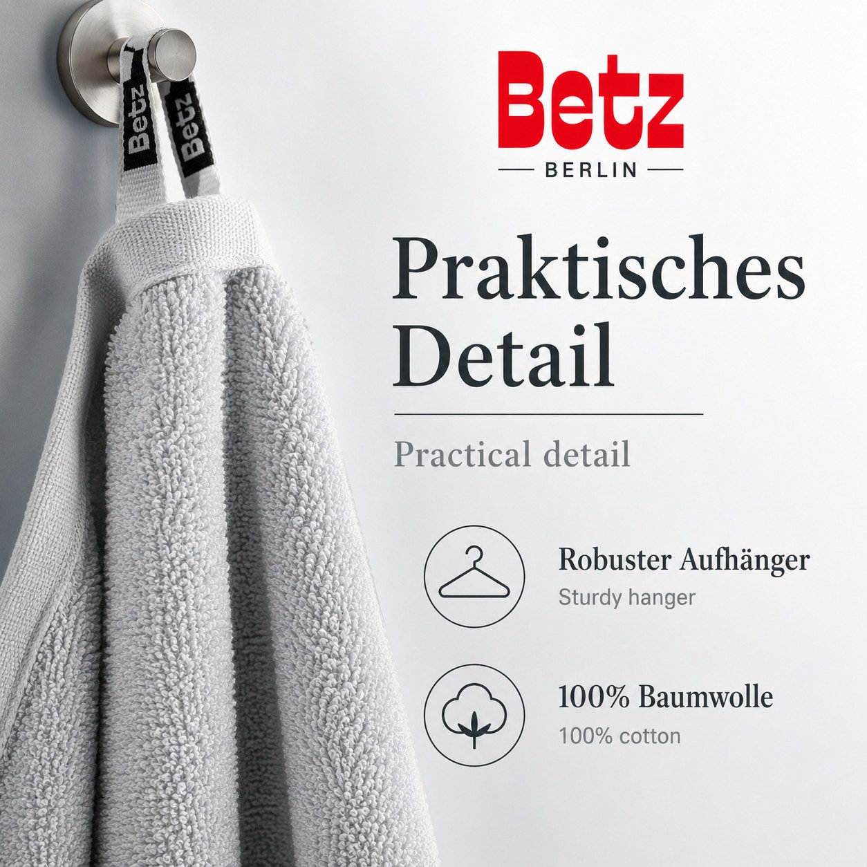 Betz Handtuch Set Betz 12 tlg. Handtuch Set Berlin, 100% Baumwolle (12 Teile, 12-St) – Bild 4 von 5