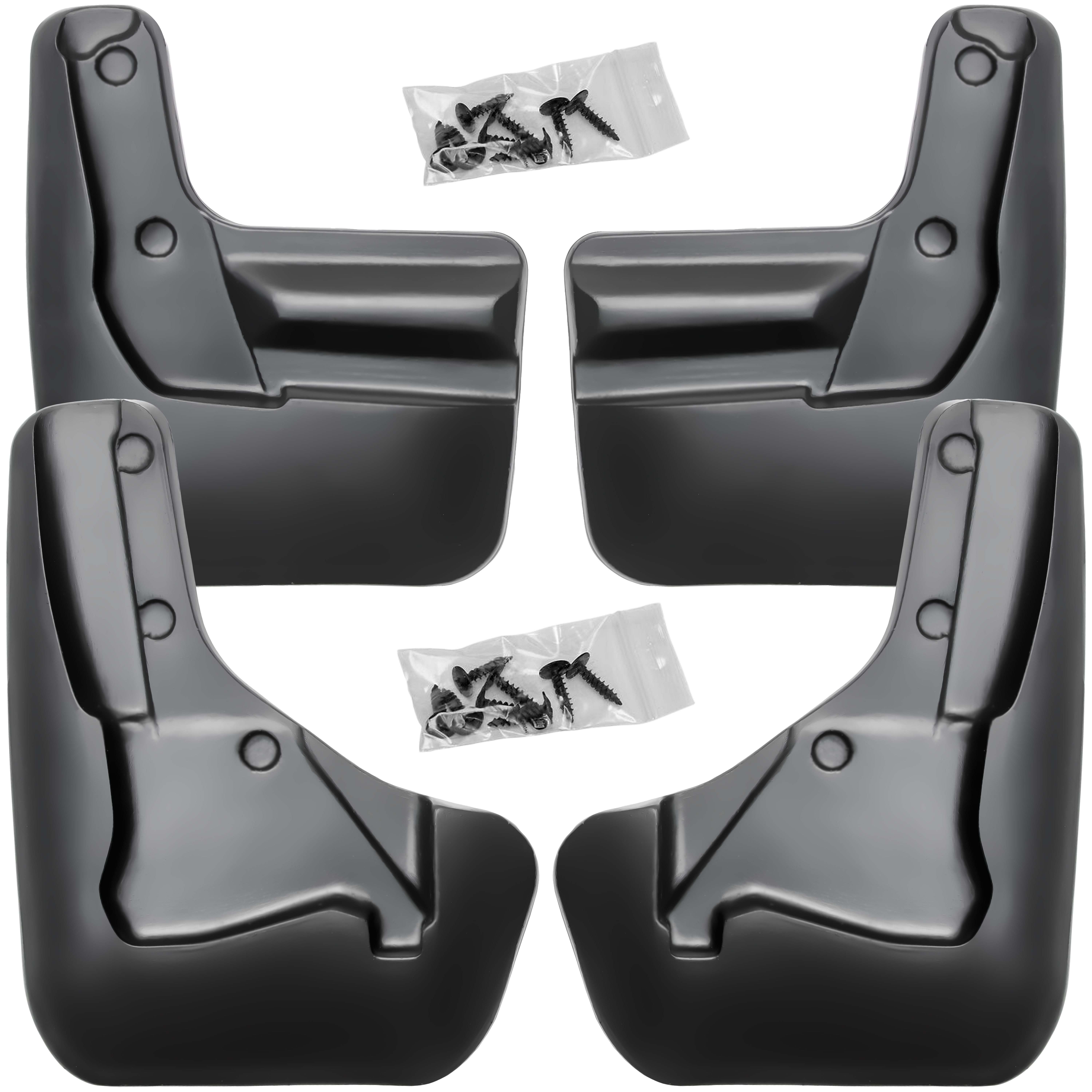 Kfz-Schmutzfänger Set vorne + hinten für Mitsubishi ASX, GA0, BJ 2016-2019, passgenau