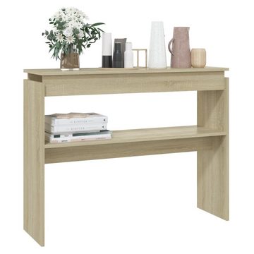 furnicato Beistelltisch Konsolentisch Sonoma-Eiche 102x30x80 cm Holzwerkstoff (1-St)