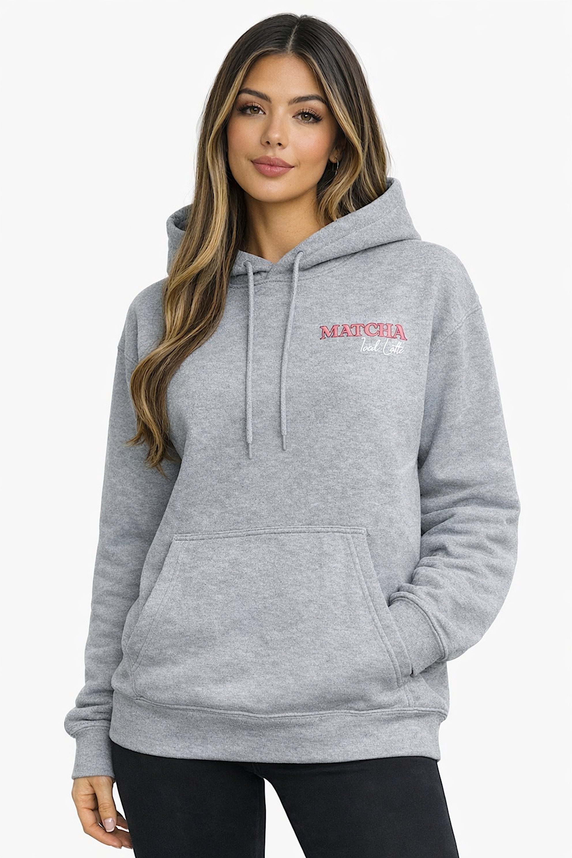 Worldclassca Hoodie Worldclassca Oversized "MATCHA" Hoodie Kapuzenpullover Sweatshirt Neue Kollektion - Stilvolle und gemütliche Casual Mode für Damen