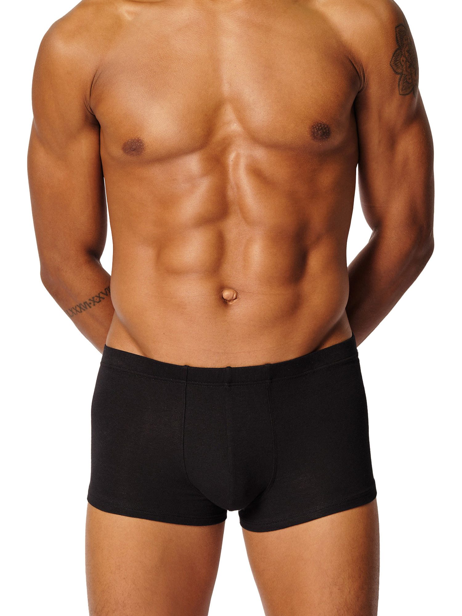 Skiny Retro Pants Herren Pants 2er Pack Cotton Multipack (Spar-Set, 2-St) hoher Baumwollanteil, genähte elastische Beinabschlüsse