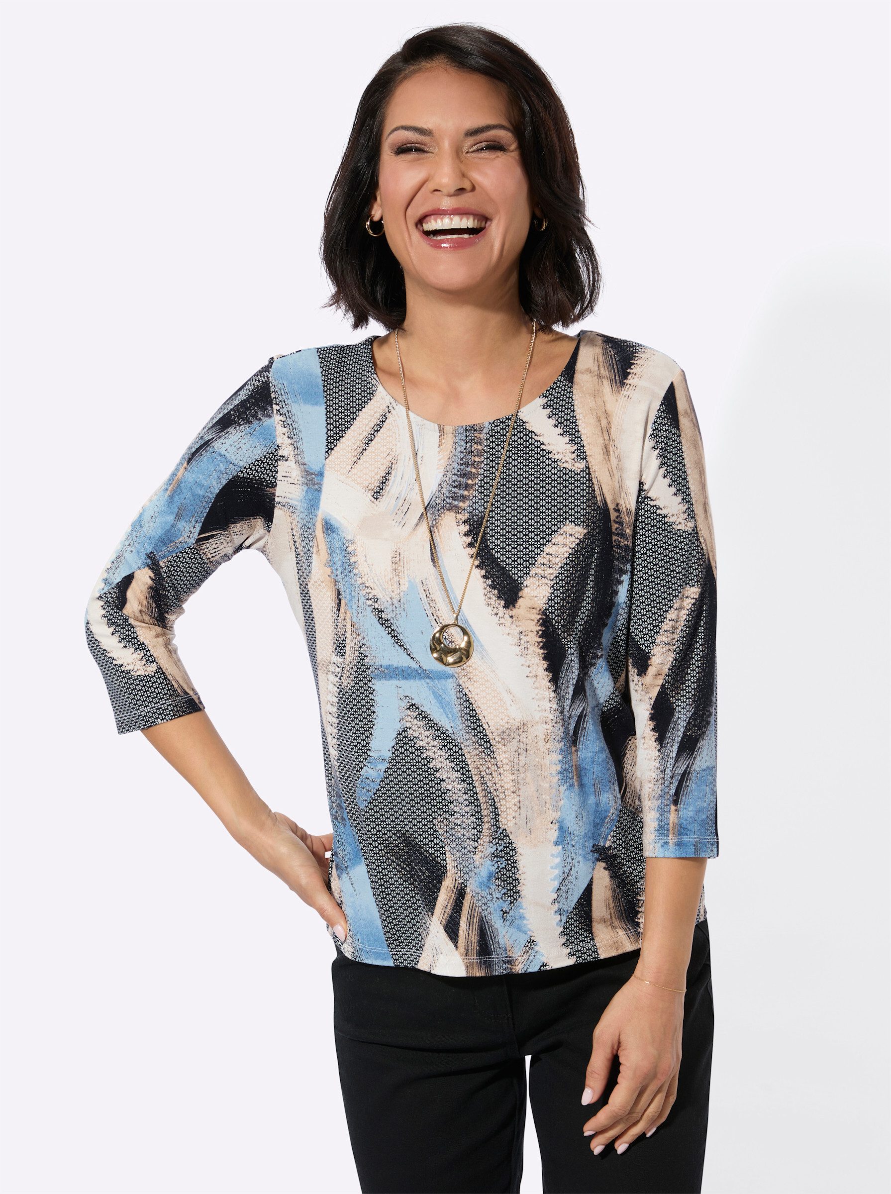 Witt T-Shirt Rundhals-Shirt 3/4-Arm