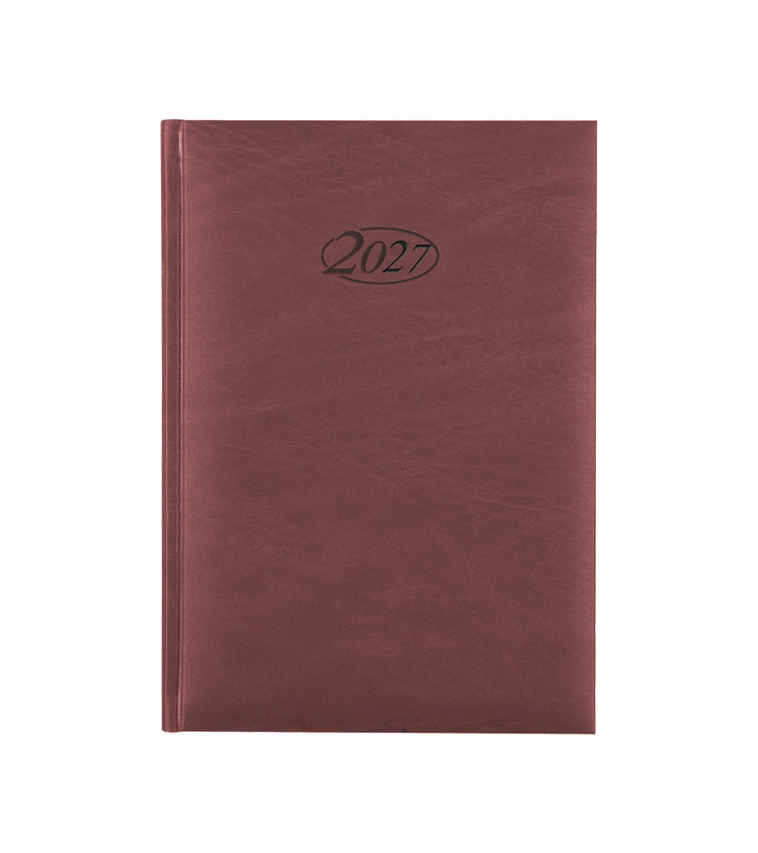 Stylex Schreibwaren Buchkalender Buchkalender 2027 / Chefkalender / Farbe: bordeaux